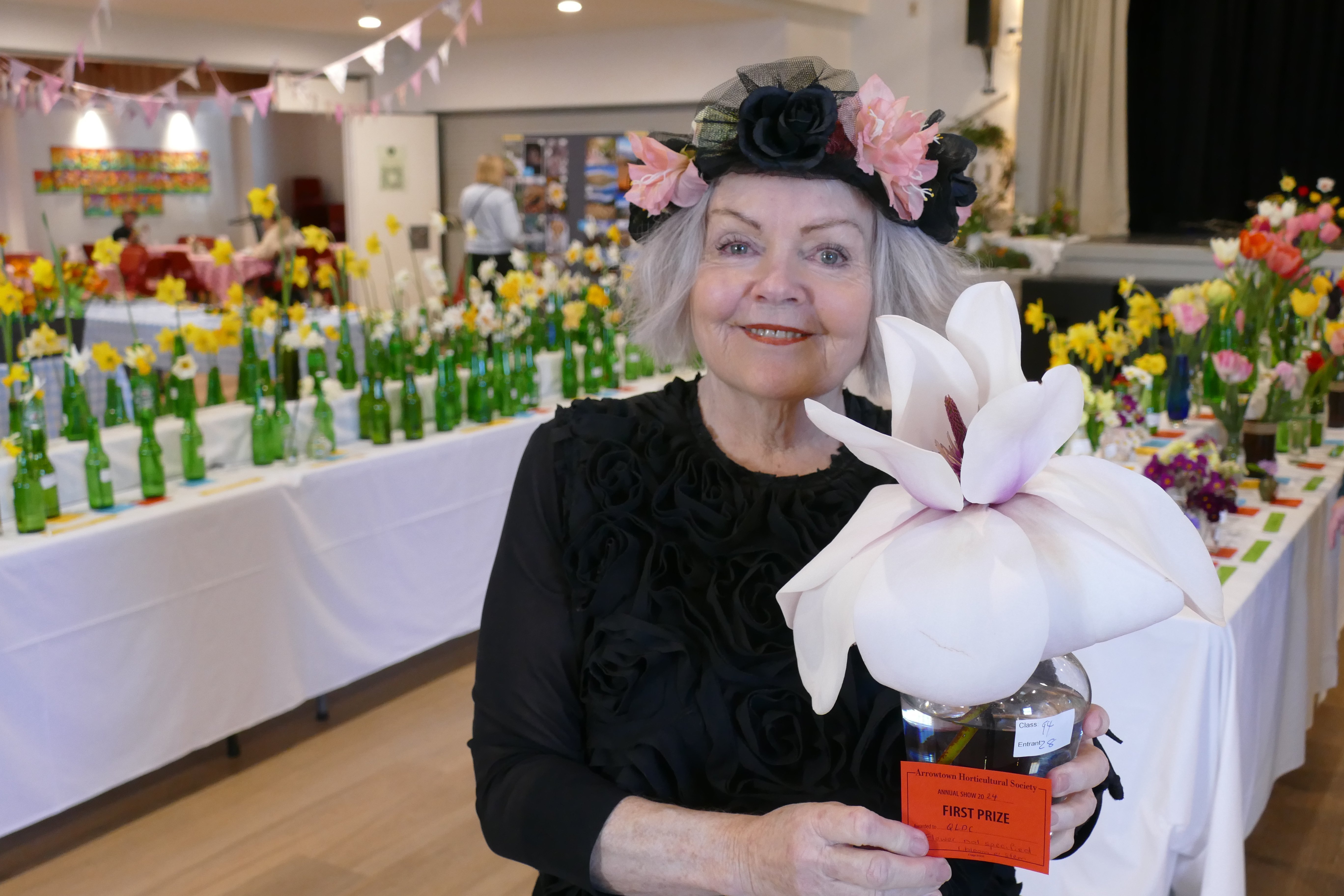 Arrowtown Horticultural Society president Mary Phillips pictured at last year’s Arrowtown Spring...