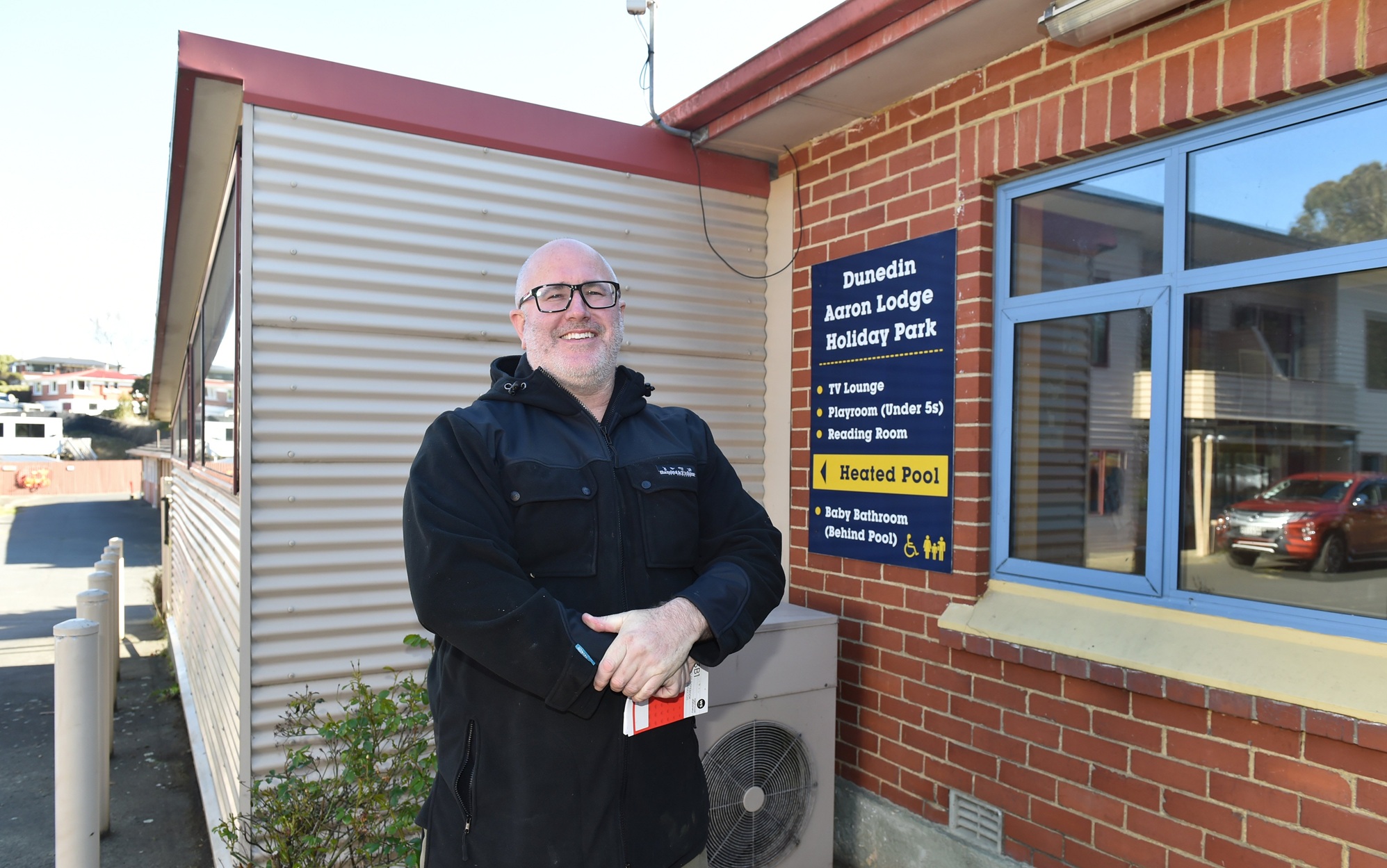 Stayhub Holiday Park Dunedin owner Adam Stewart and his staff have started refurbishing the...