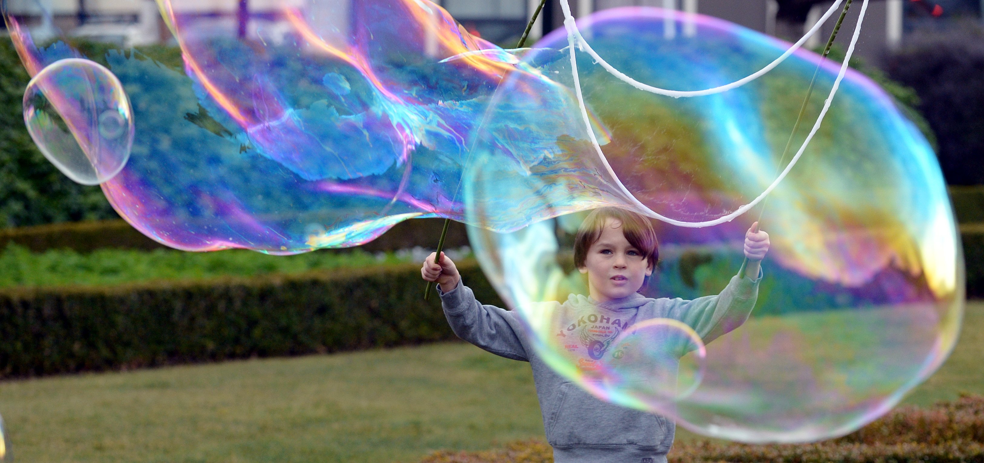 Old favourites like blowing bubbles, water play and Play-Doh can provide plenty of affordable...