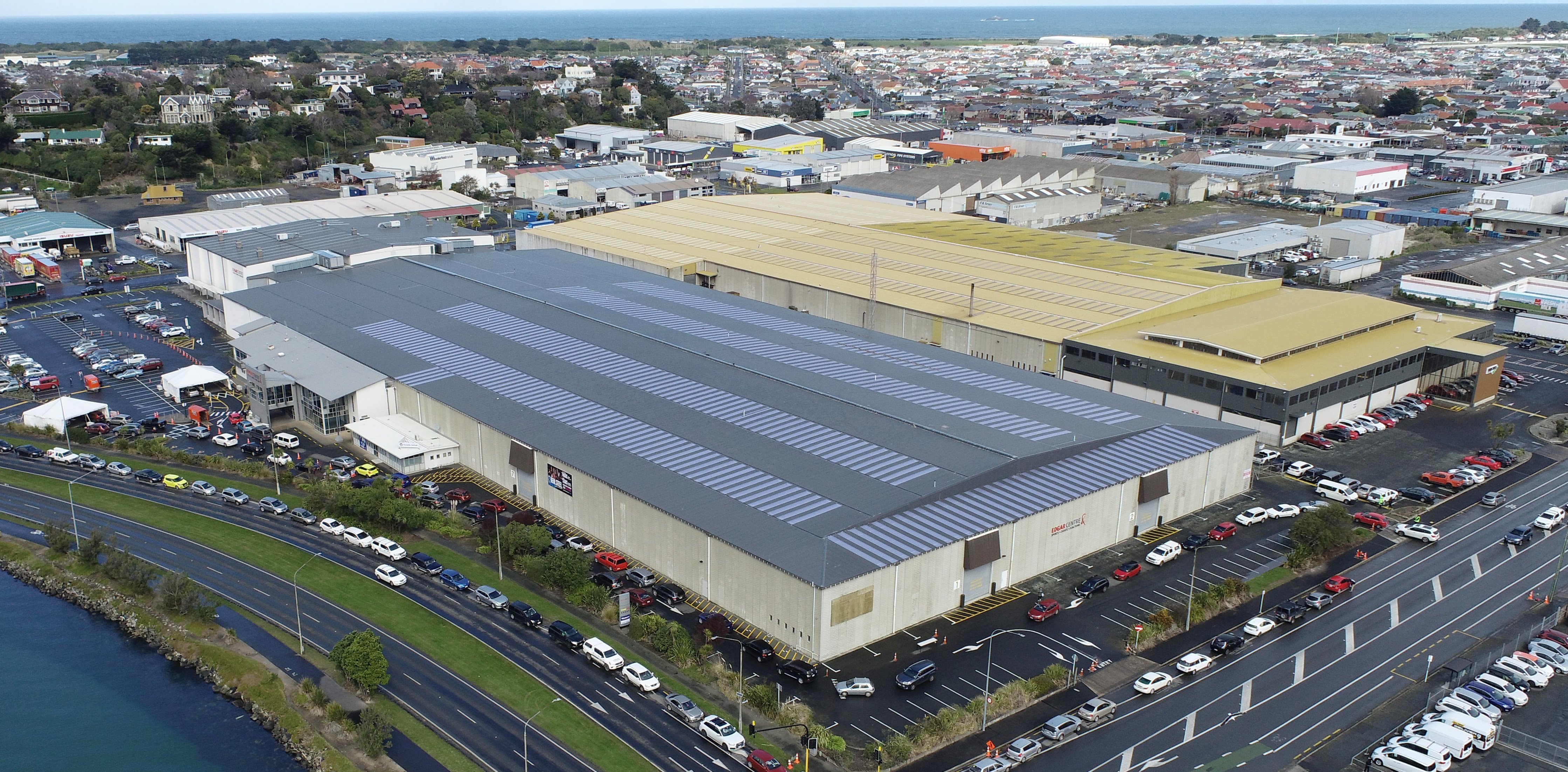 The Foodstuffs building for which Mr Lund's company built an extension in 2000, including a metal...