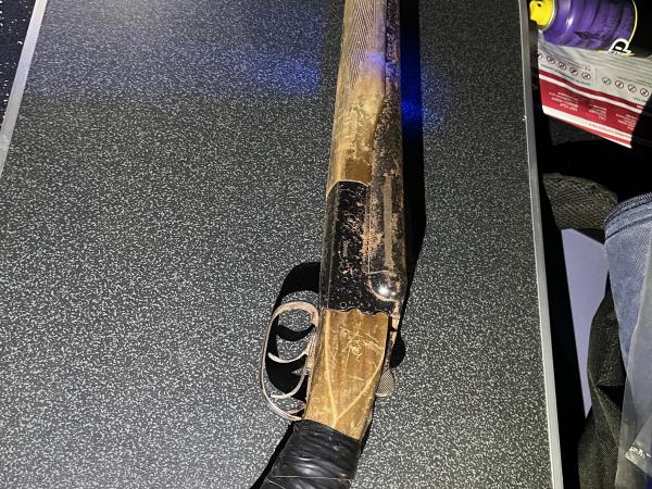 A firearm seized by police during the vehicle stop. Photo: NZ Police