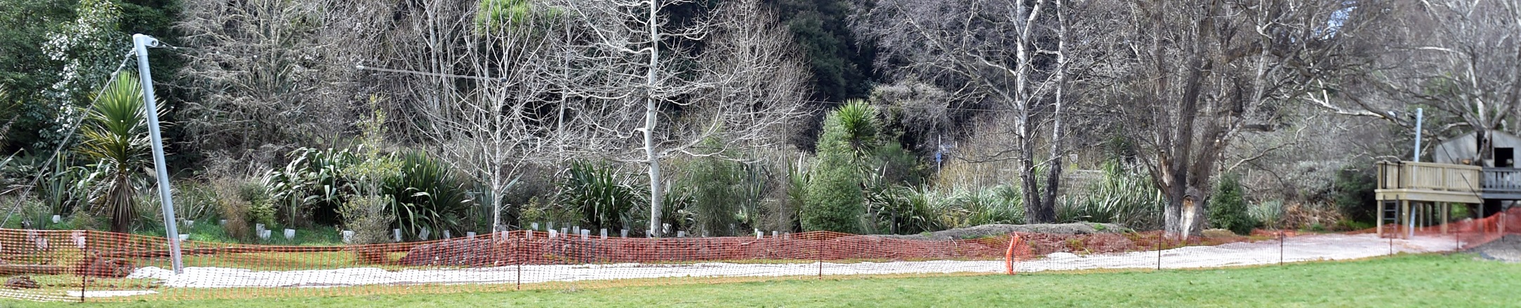 The new flying fox at Waitati School. Photos: Peter McIntosh