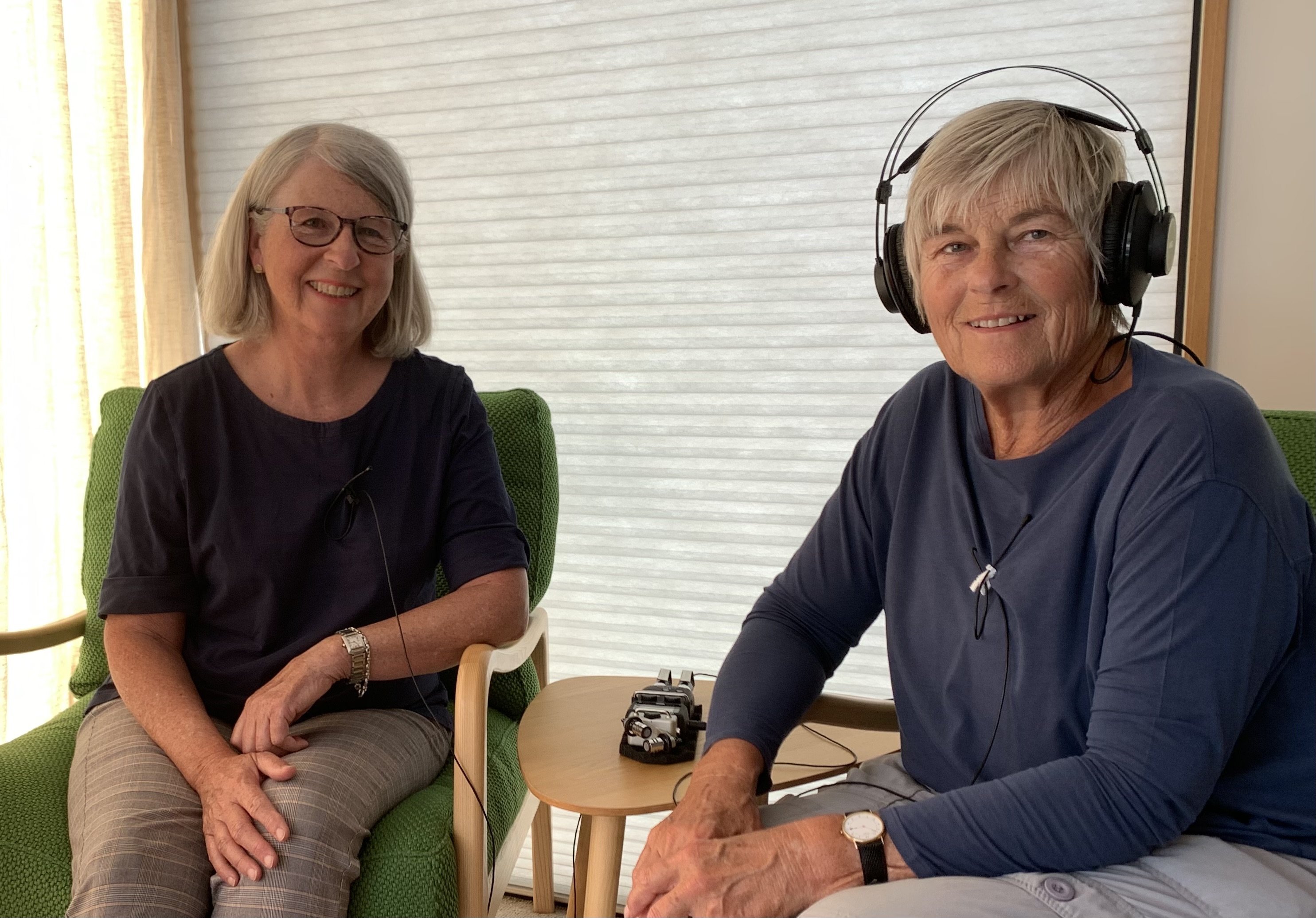 Upper Clutha History Society members Helen Howarth (left) and Liz Holland  are two of the three...