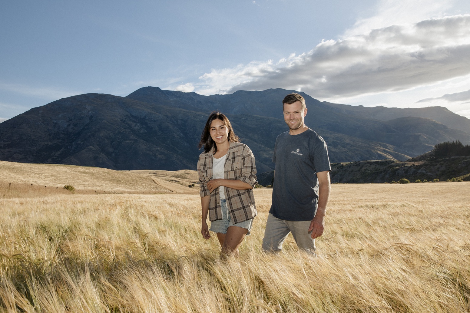 Nadia Lim and husband Carlos Bagrie run a farm in the Cardrona Valley. Photo: supplied

