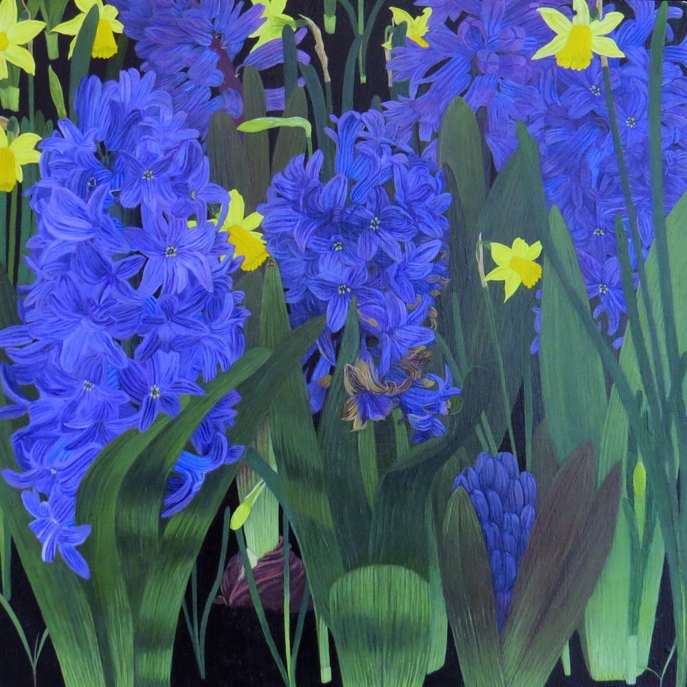 Blue Hyacinths, by Joe L’Estrange.