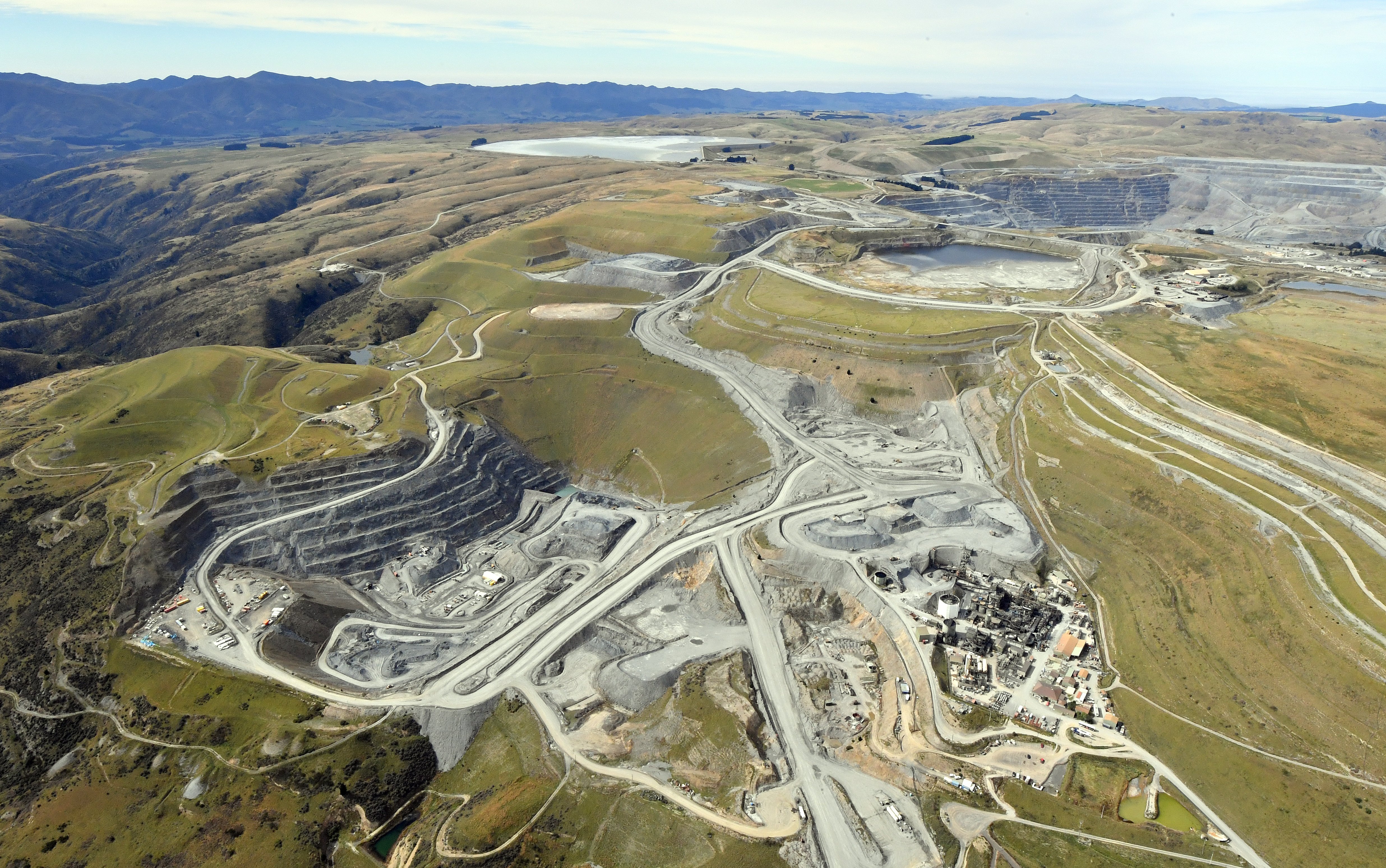 OceanaGold’s Macraes mine northwest of Dunedin. PHOTO: STEPHEN JAQUIERY
