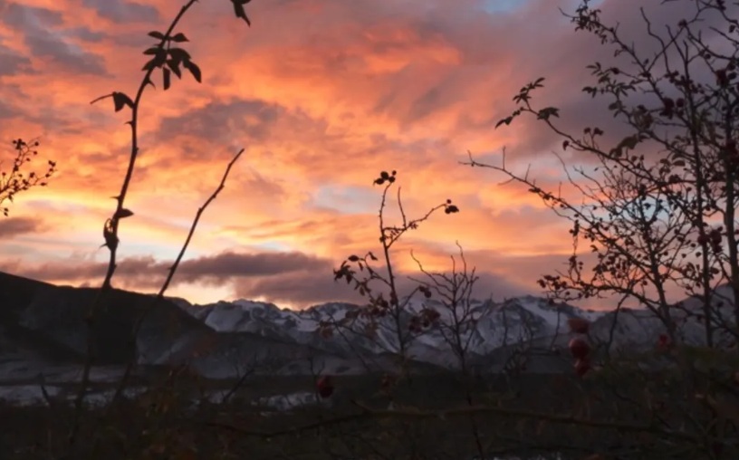 A sunset at Molesworth Station, part of the "magic". Photo: Supplied