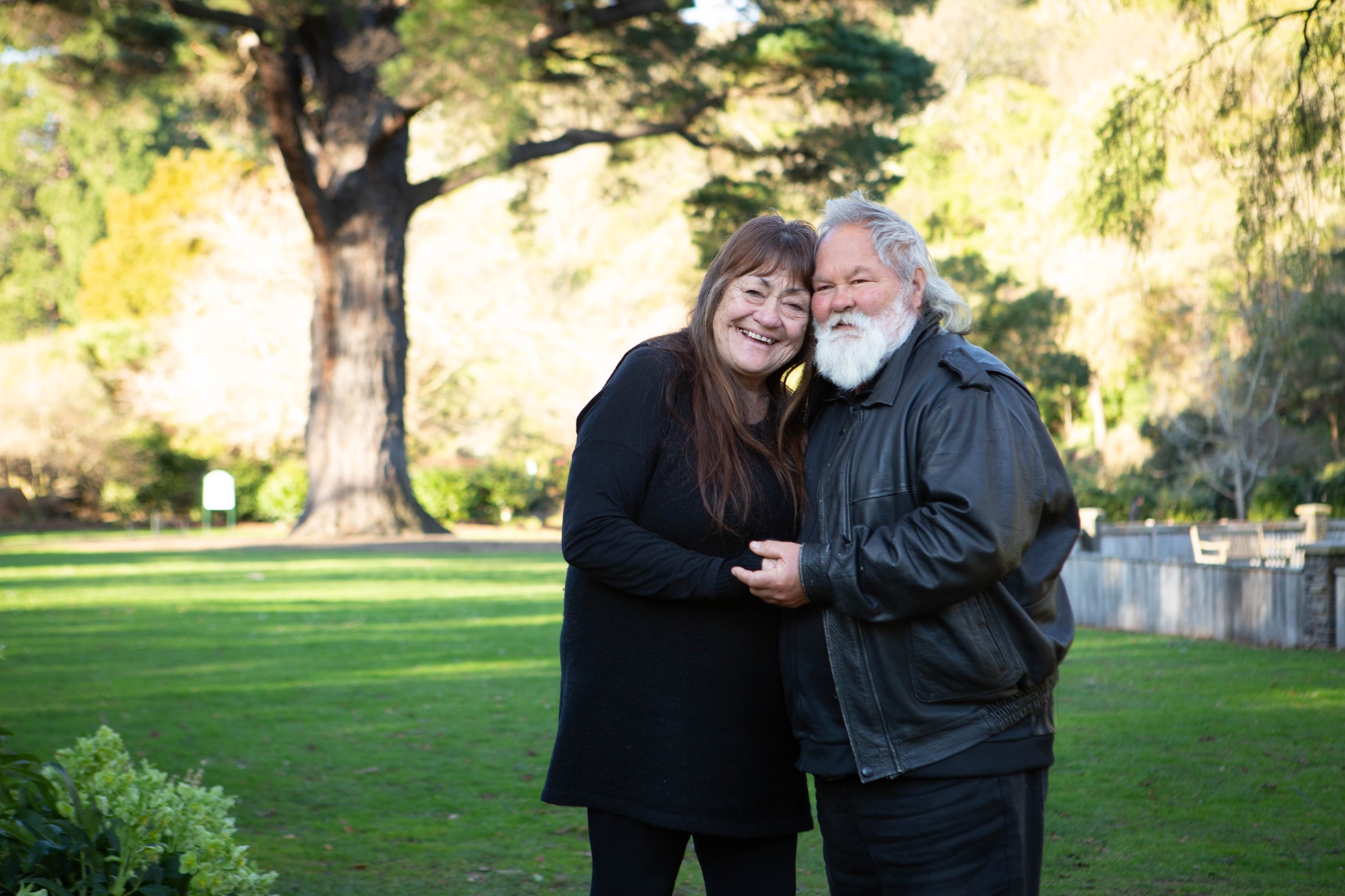 Roka Hurihia Ngarimu-Cameron and her husband Kerry Cameron. Photo: supplied