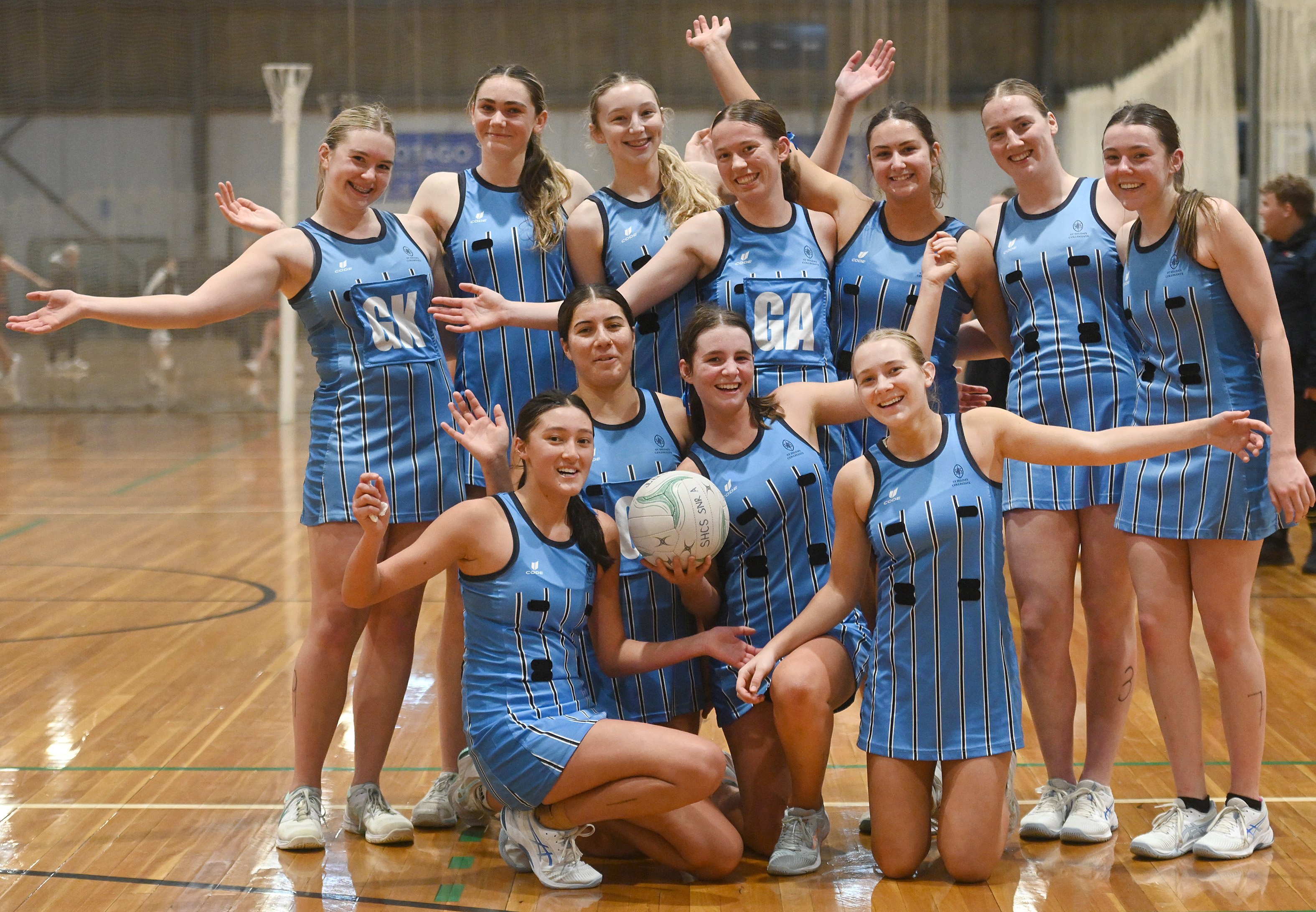 St Hilda's Senior A netballers. PHOTO: ODT FILES
