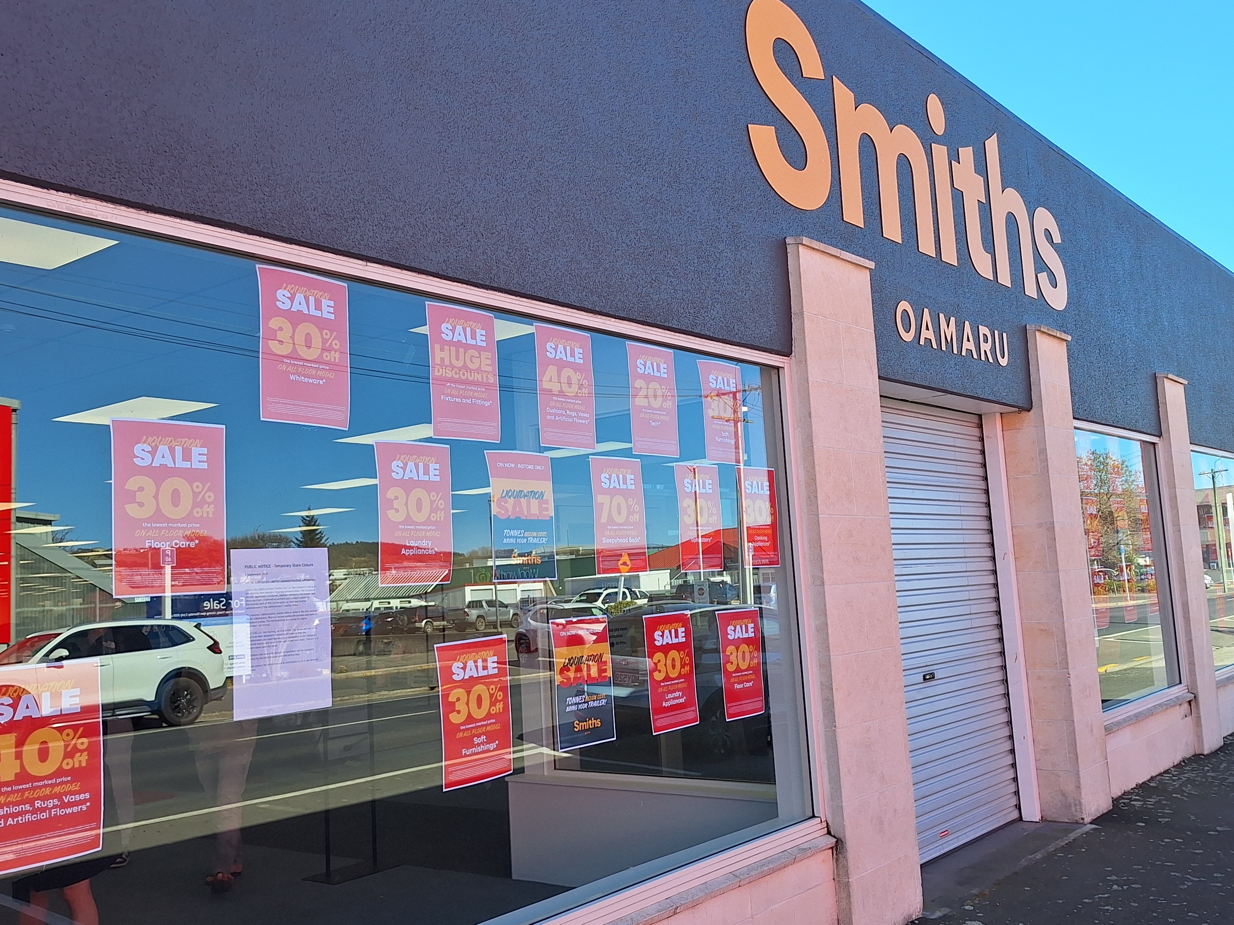 Smiths City Oamaru on Eden St holds its liquidation sale. PHOTO: ODT FILES
