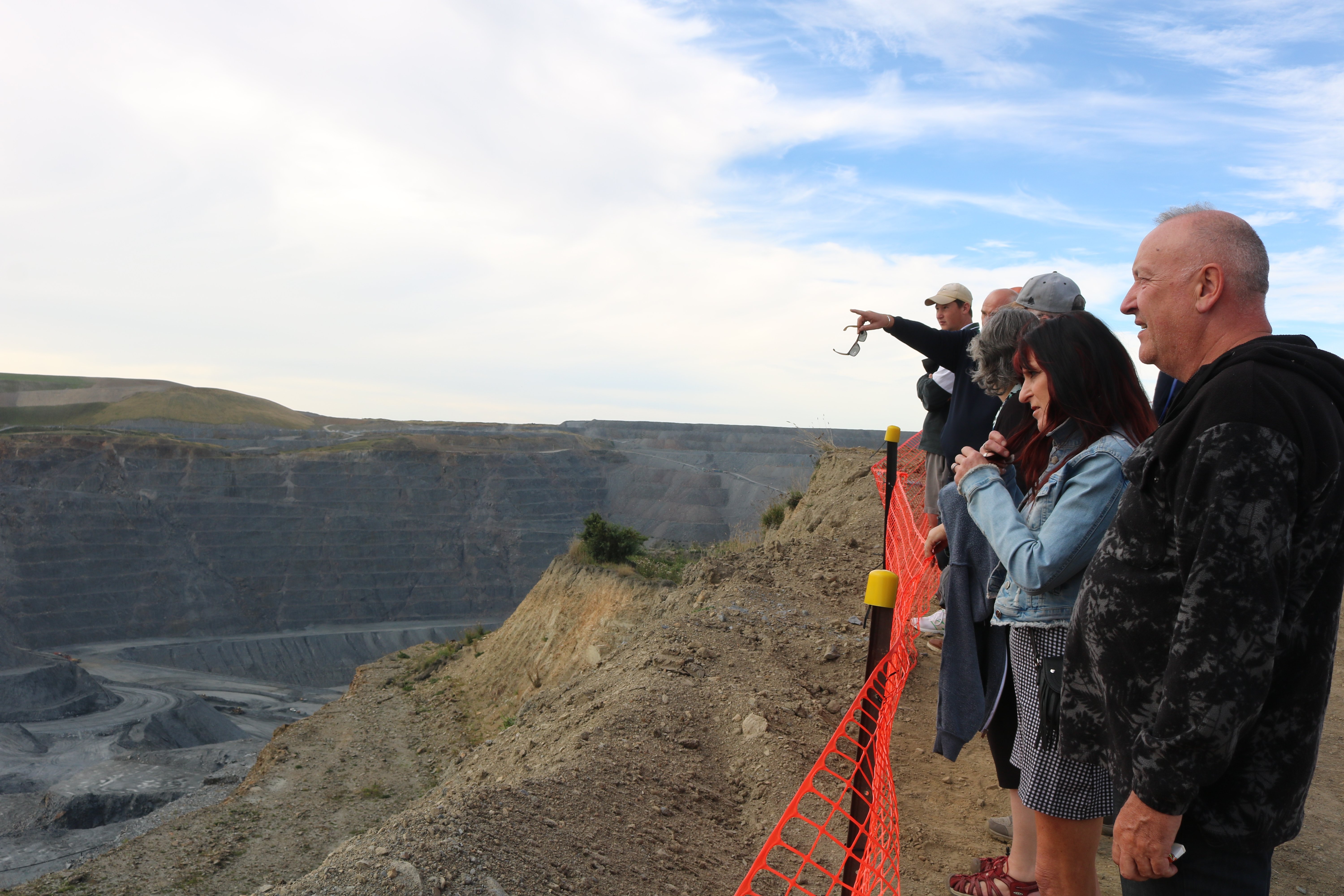 The viewing platform at Macraes Mine. PHOTO: ODT FILES