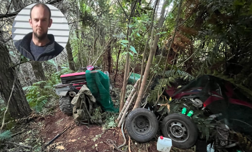 One of the campsites used by Tom Phillips. Photo: NZ Police/ RNZ 
