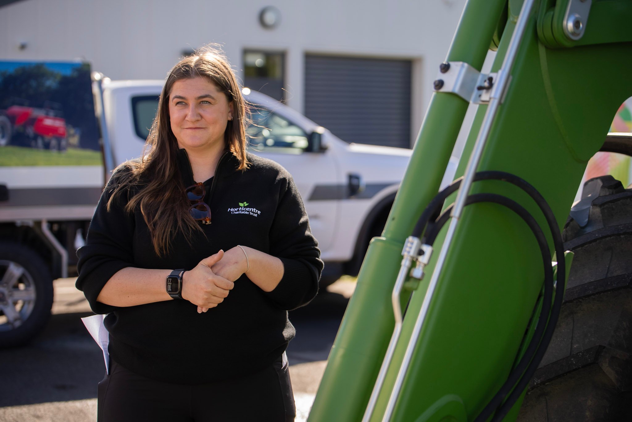 Central Orchard Management assistant orchard manager and CentralPac packing manager Lydia Goodman...