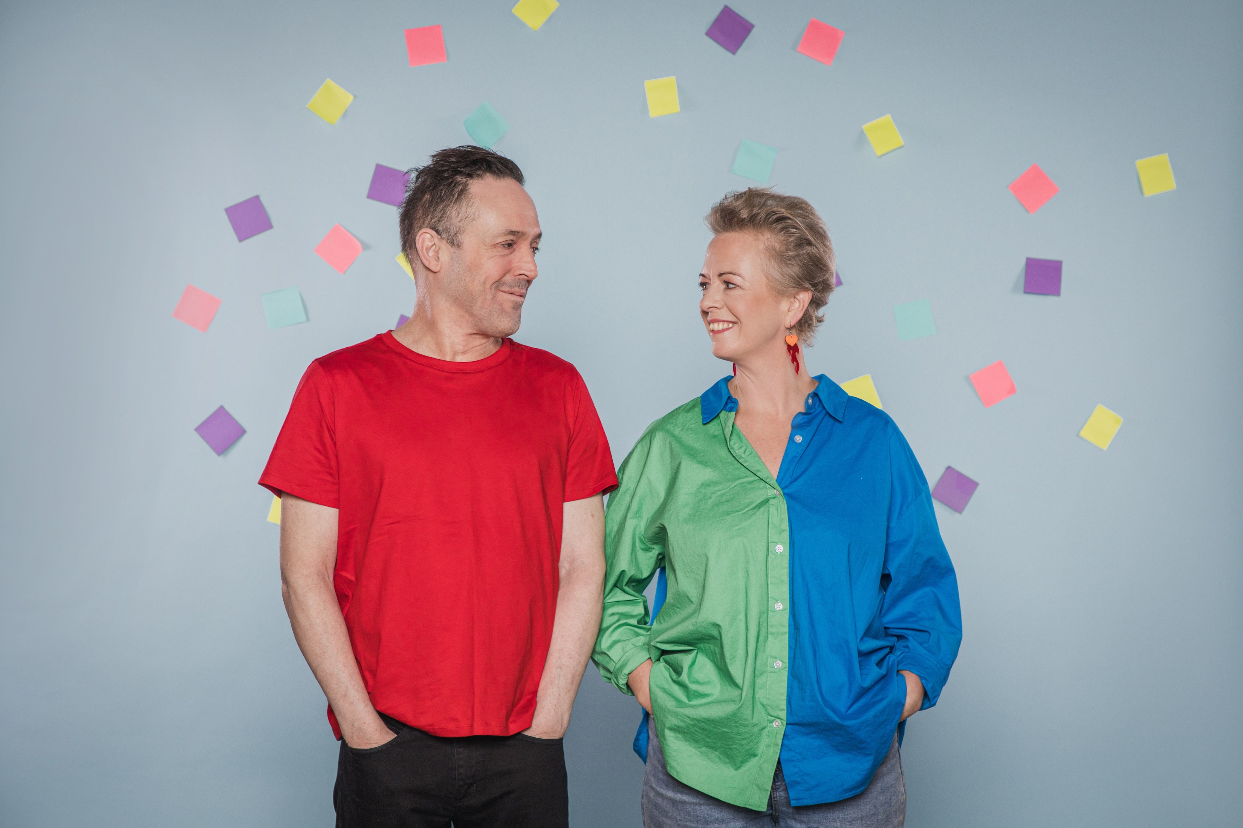 Comedy and heart ... Actors/comedians Gregory Cooper and Harriet Moir perform one-person show...