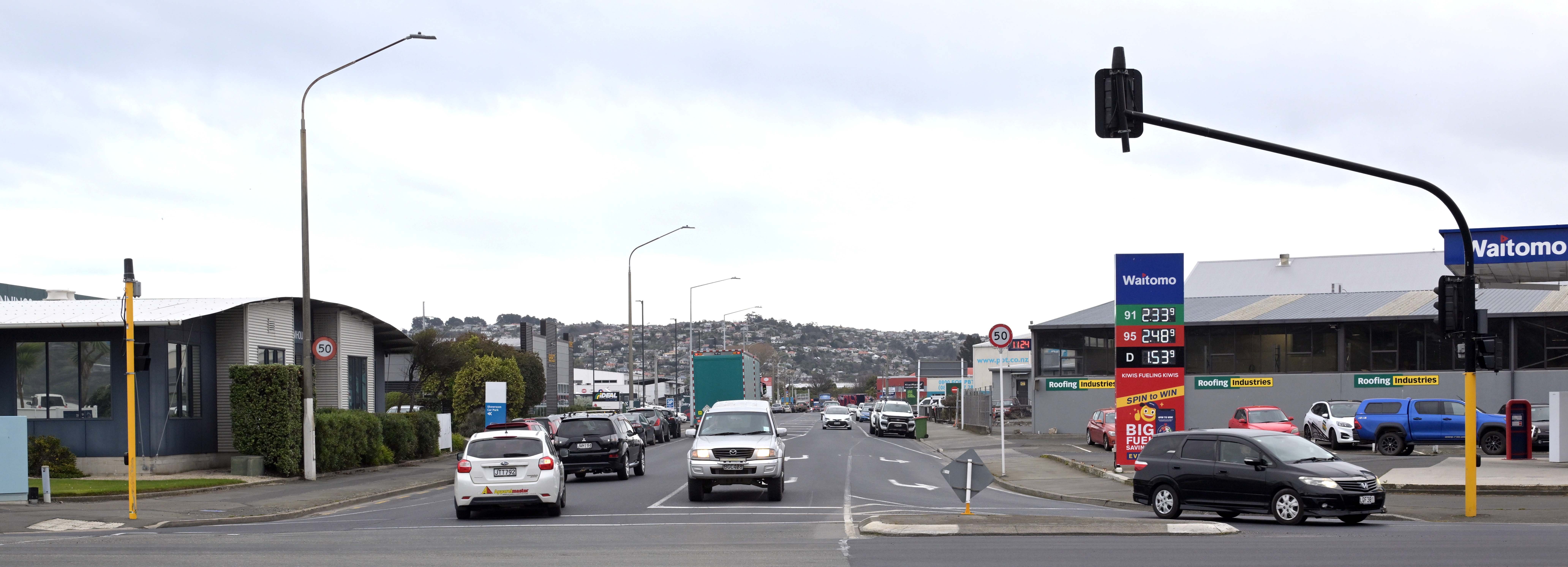 A new traffic layout planned for the intersection of Strathallan and Wharf Sts will prevent...