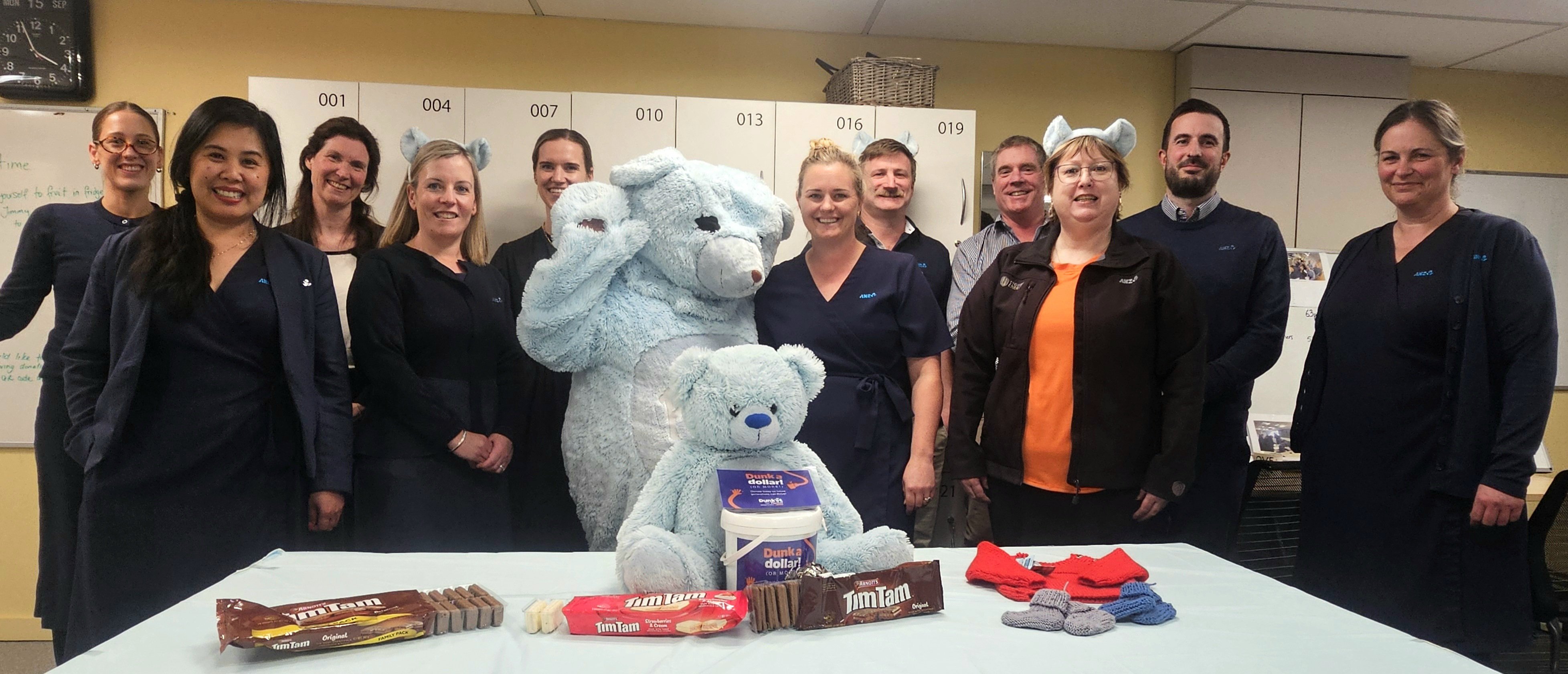 Staff at Timaru ANZ are getting behind Dunk it for Plunket this year by running a week full of...