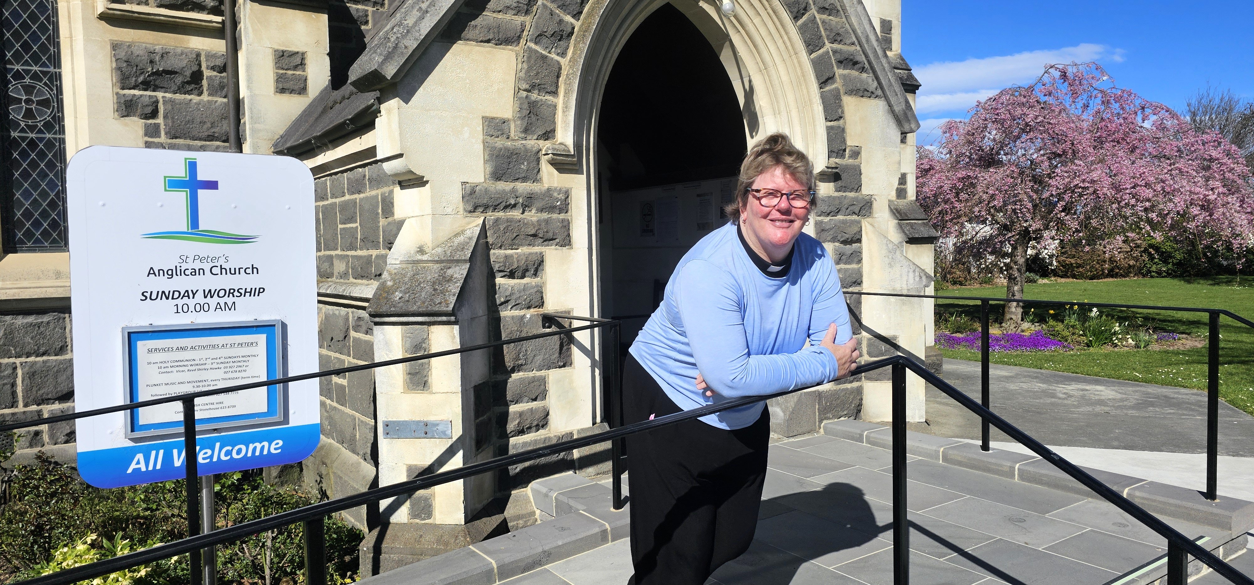 St Peter’s Anglican Church vicar the Rev Shirley Hawke will be holding her last service in...