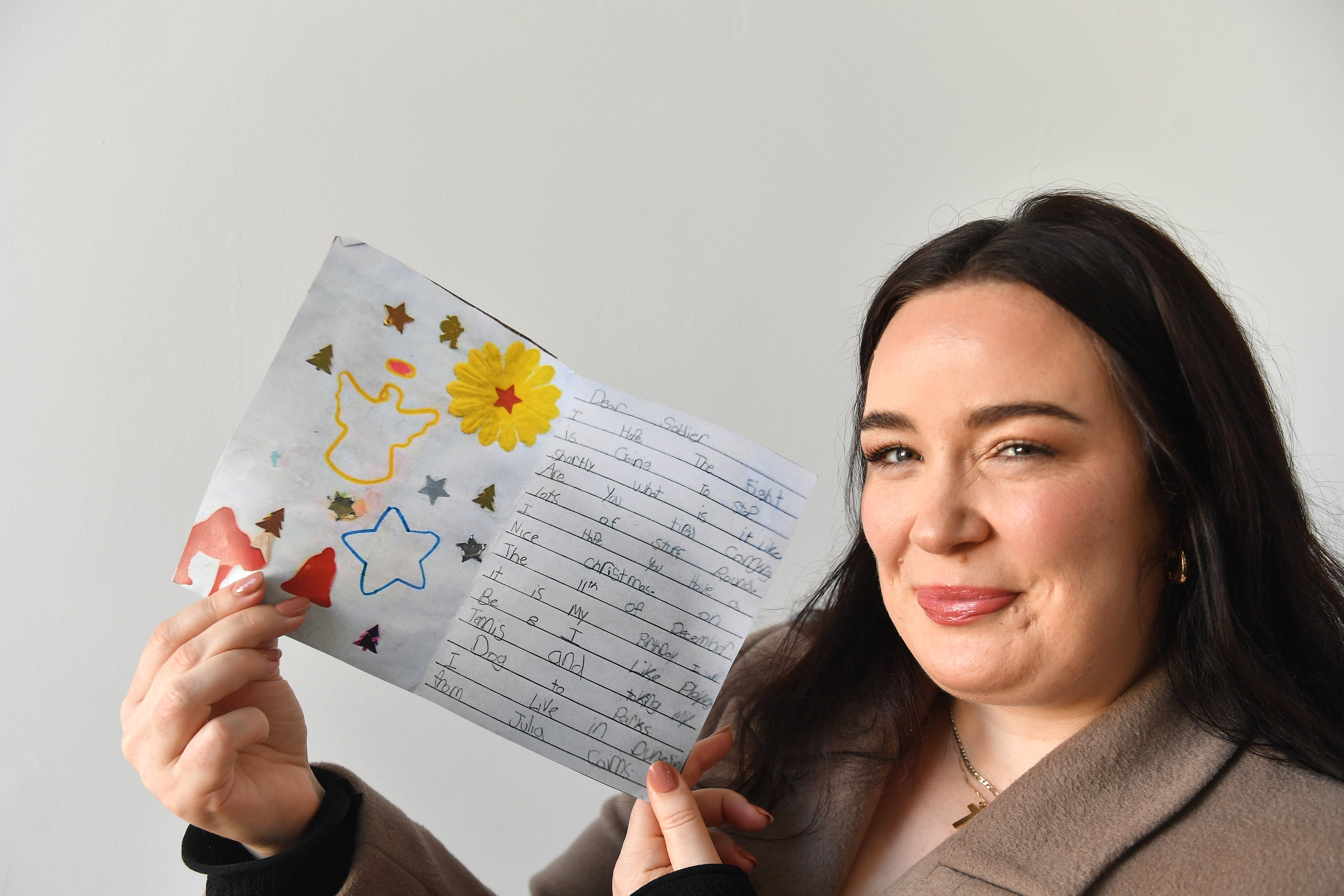 Julia Cairns was delighted to receive a reply to a letter she sent to Karl Booth, a soldier...