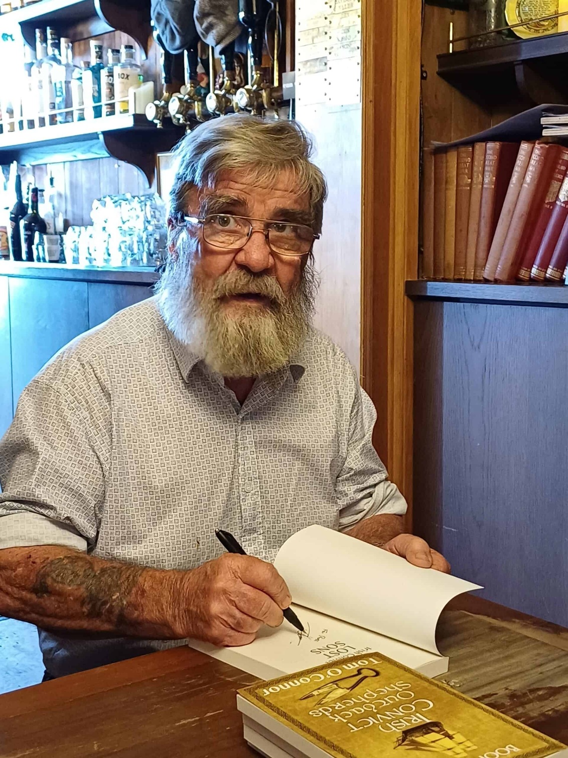 Tom O’Connor, a man of words. Photo: supplied