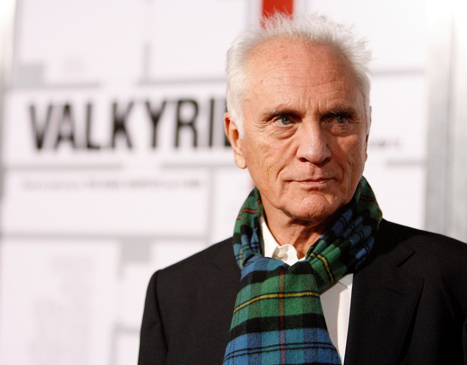 Terence Stamp at the premiere of the movie "Valkyrie" at the Directors Guild of America in Los...