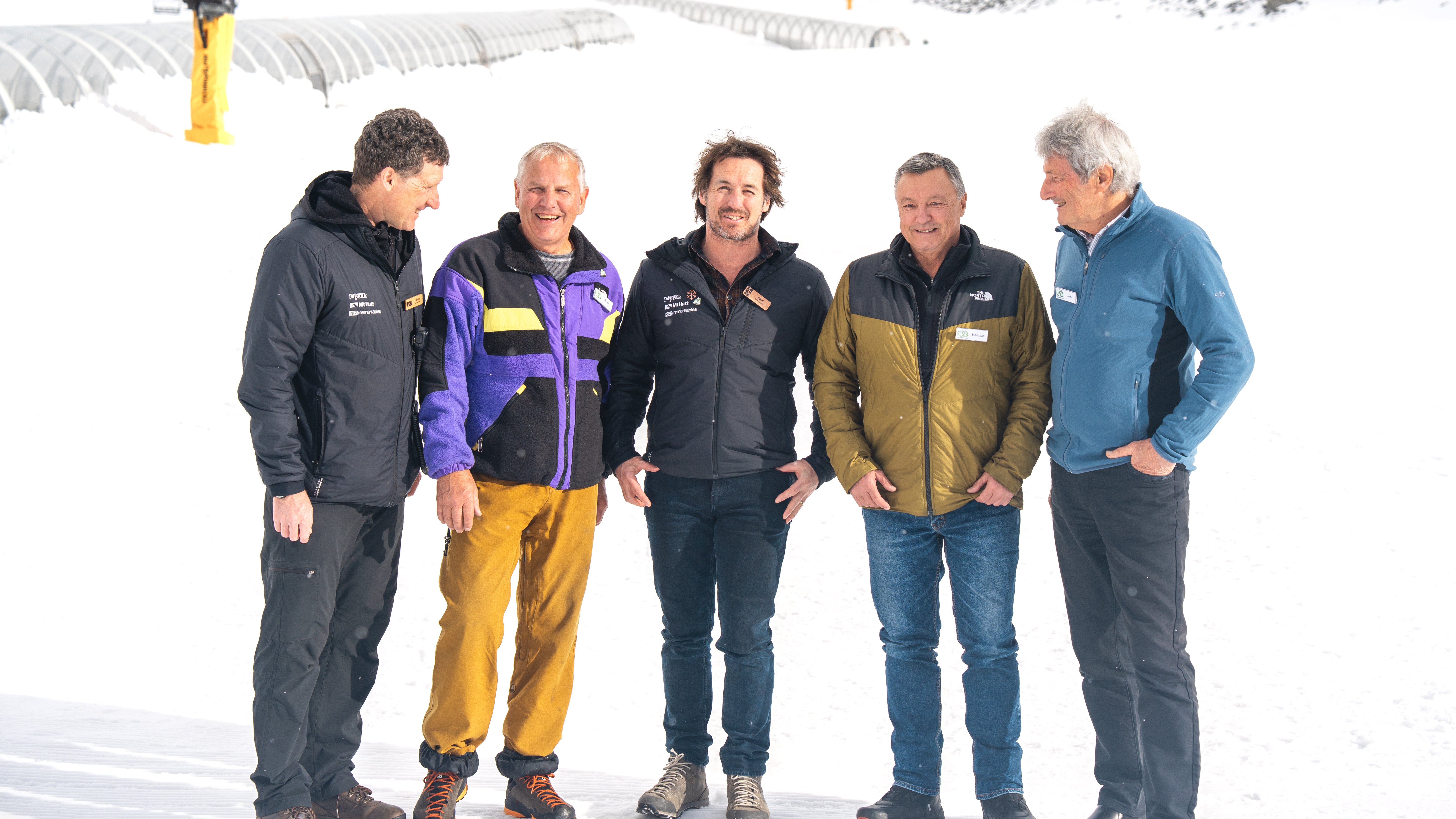 Among alumni attending a gathering last Saturday to celebrate The Remarkables’ 40th birthday were...
