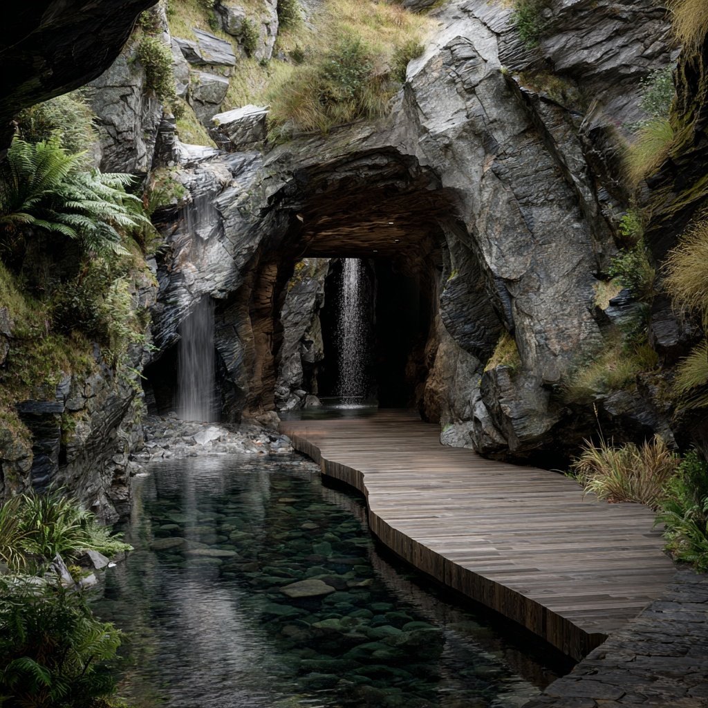 Queenstown’s ‘‘Eco-Cave’’ glowworm attraction, pegged to open by early 2027. PHOTO: GUY WILLIAMS