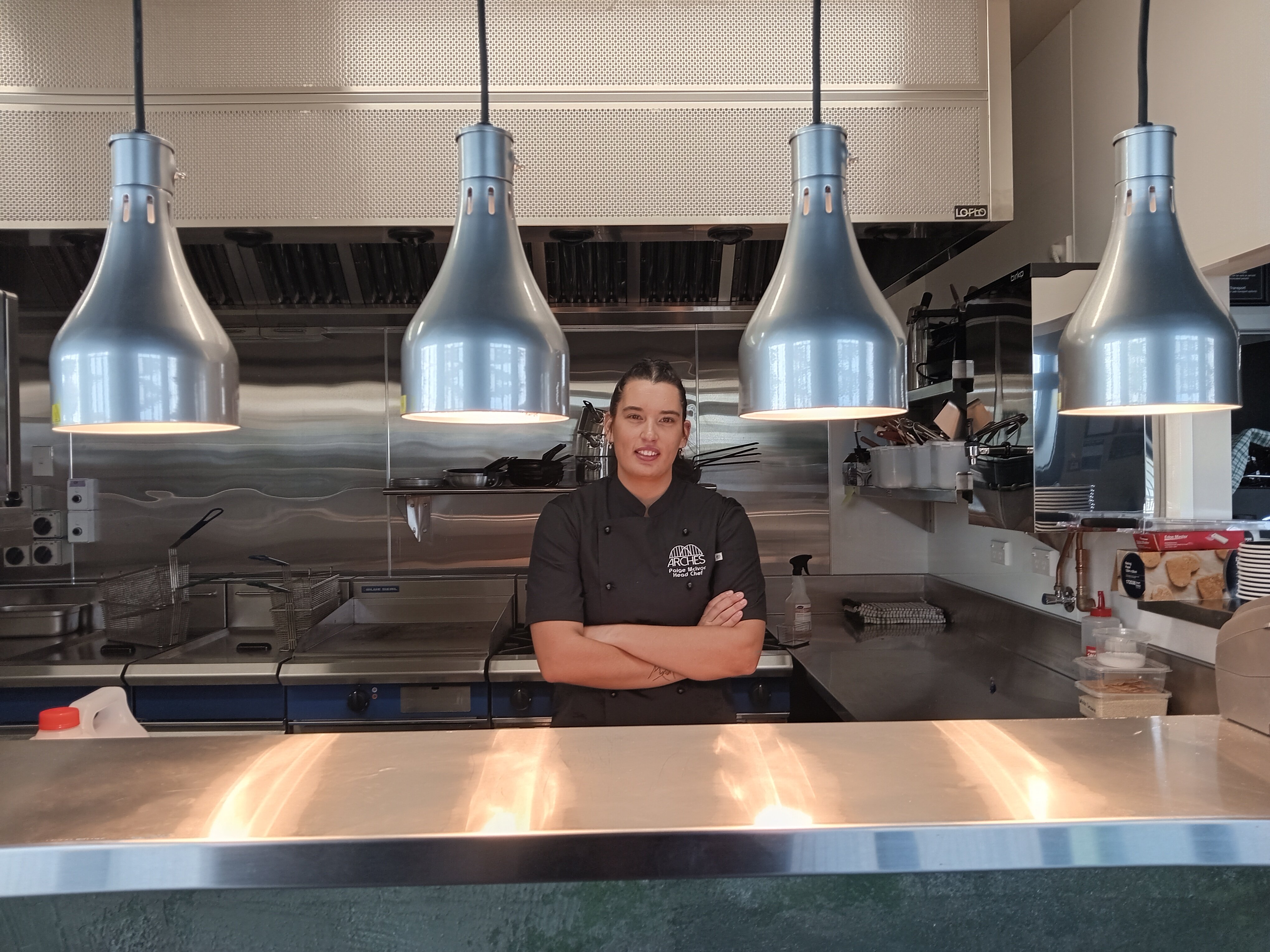 Arches head chef Paige McIvor said the kitchen is fully stocked and the menu is ready to go....