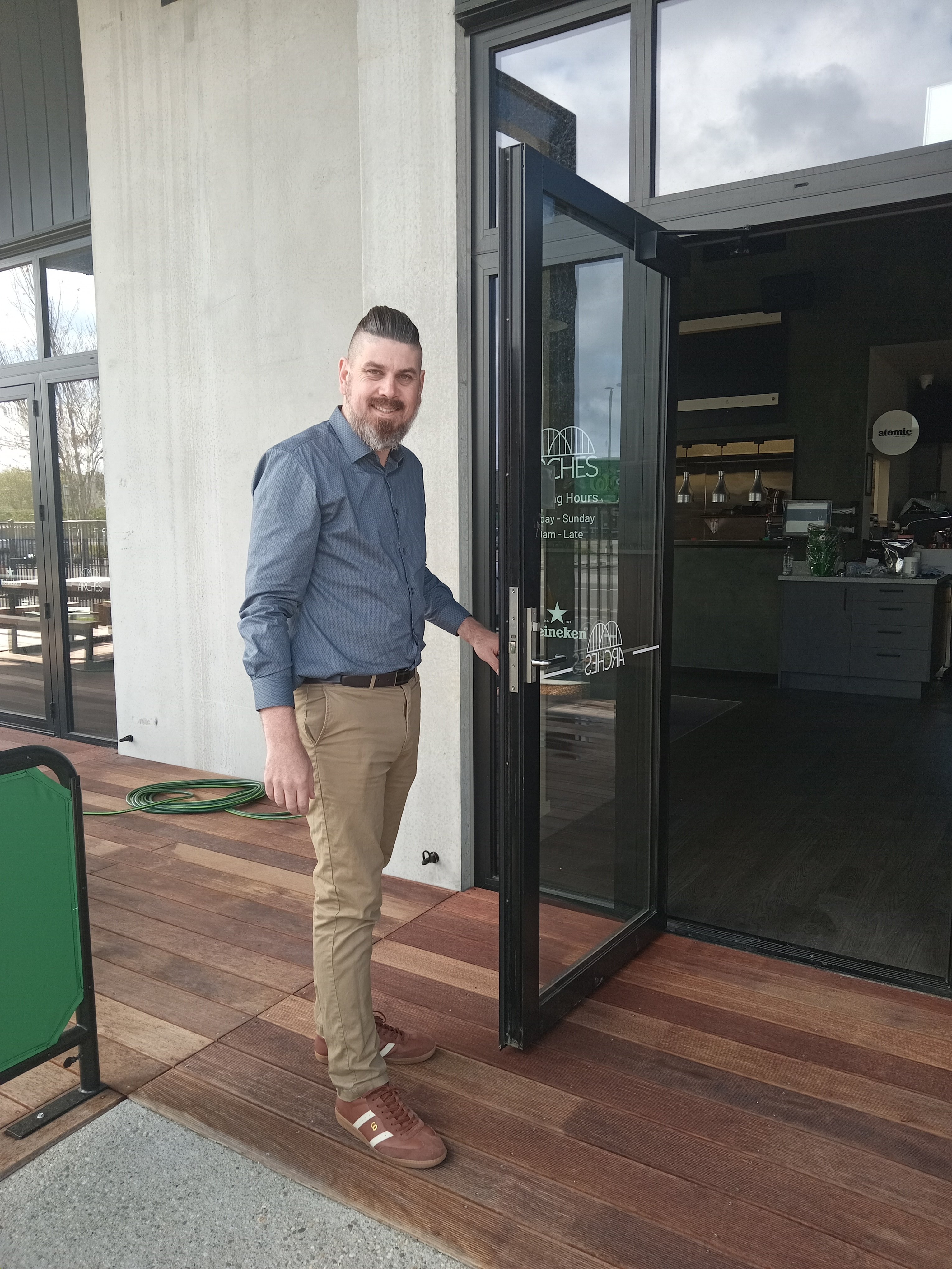 Arches manager Seth O’Neill is looking forward to welcoming the community to the new facility....