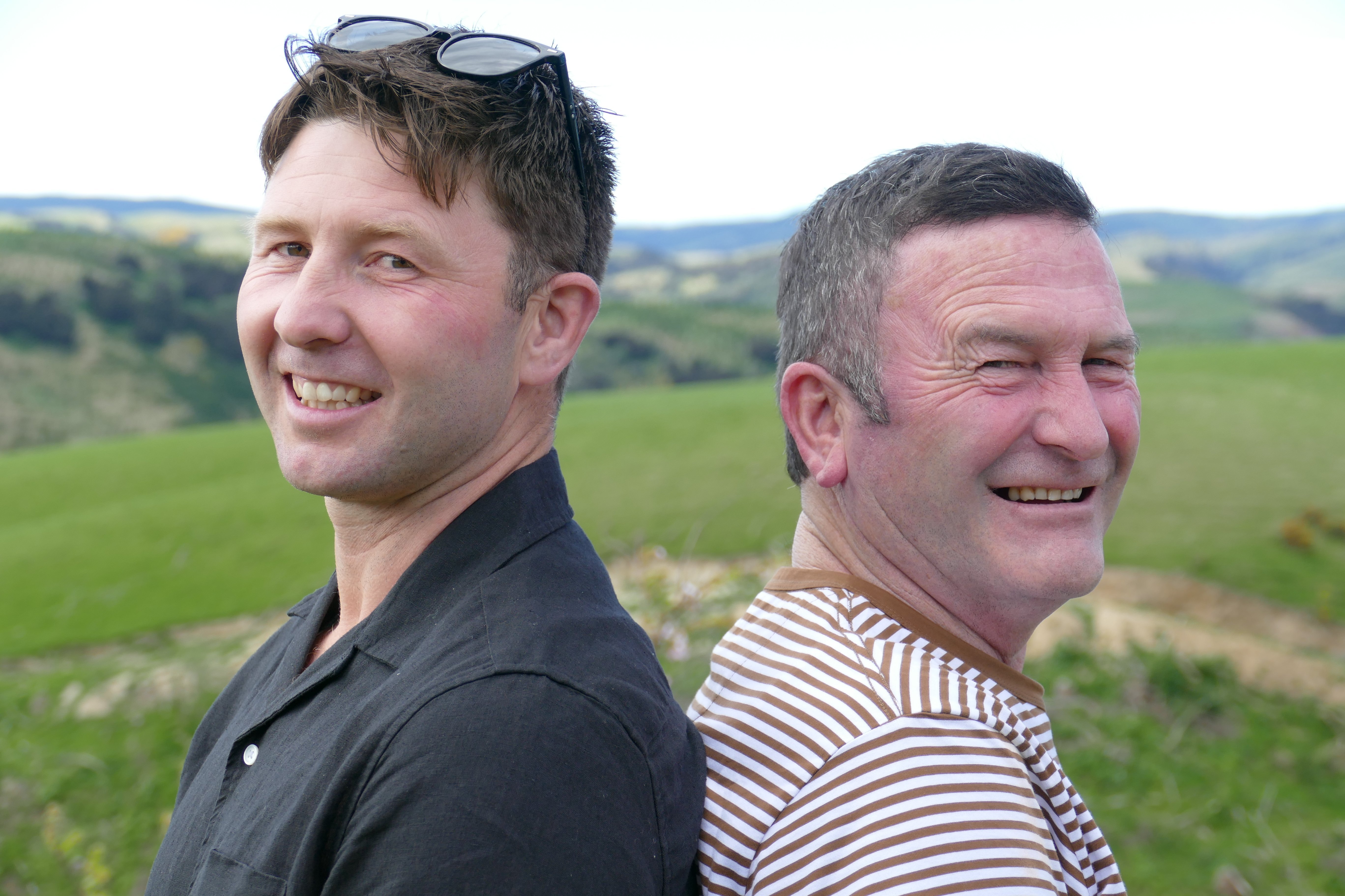 Jock Martin (right) steps up as Clutha District Mayor this term while son Ben enters office for...