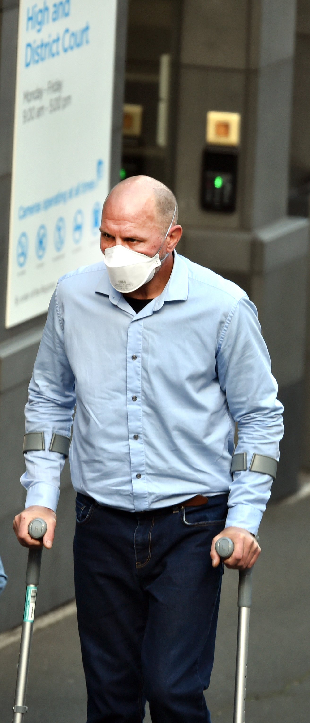Jeremy Lee outside the Dunedin District Court after pleading guilty to causing a meth-fuelled...