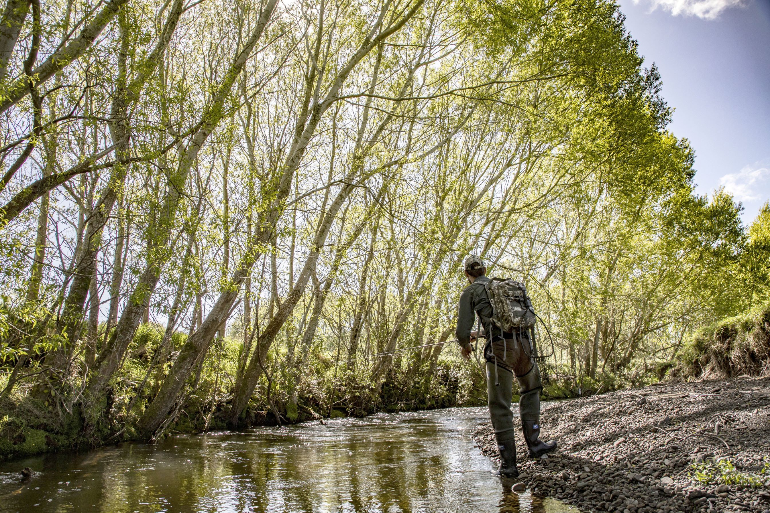Southland Fish & Game senior officer Cohen Stewart out fishing recently in Southland. PHOTO: FISH...