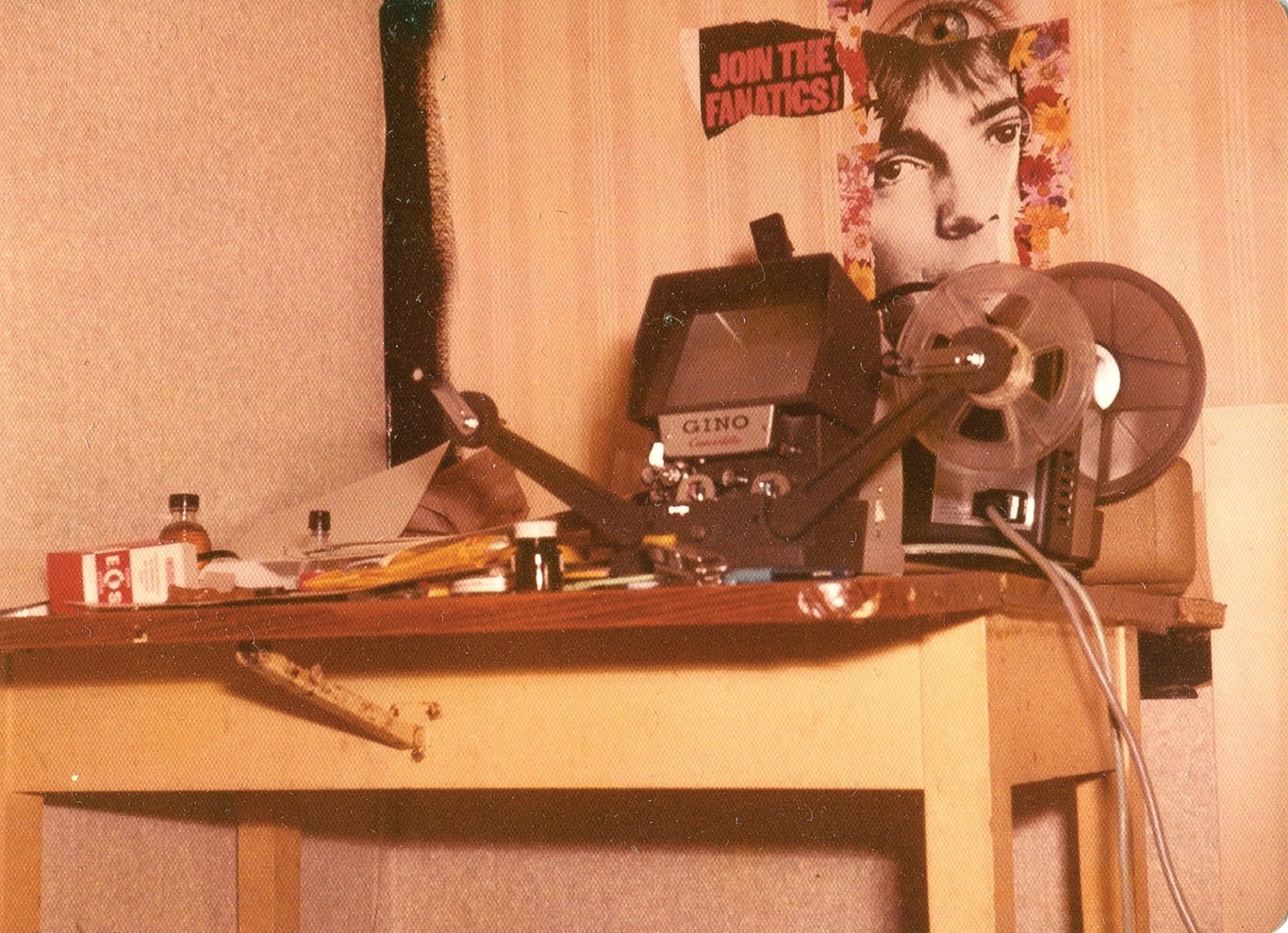 Chris Knox's film editing gear in the 1970s. Photo: Chris Knox