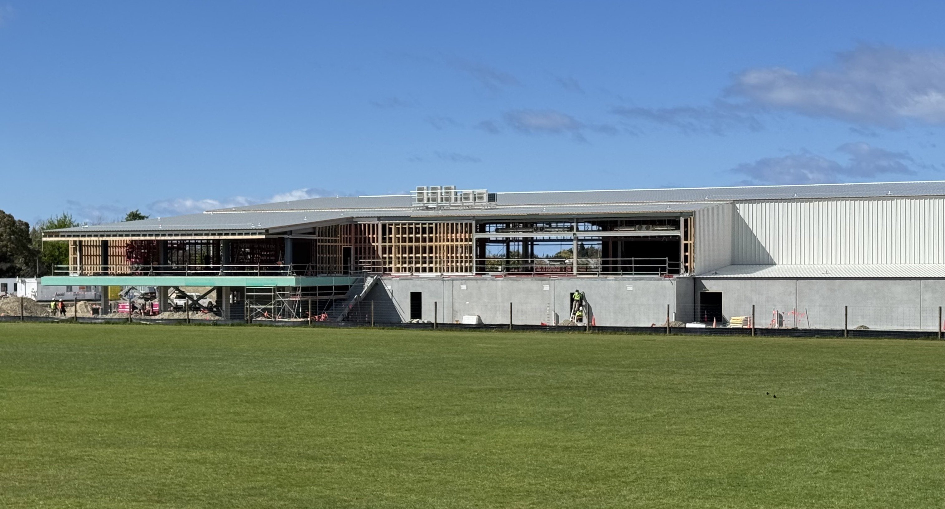 The Waitaki Event Centre is taking shape. PHOTO: ANDREW ASHTON

