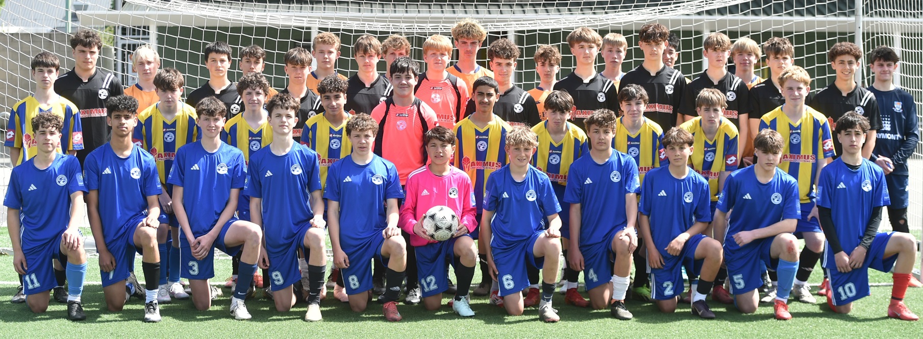 Keen youngsters gather at Logan Park to trial for an Otago team heading to Spain next year. Photo...