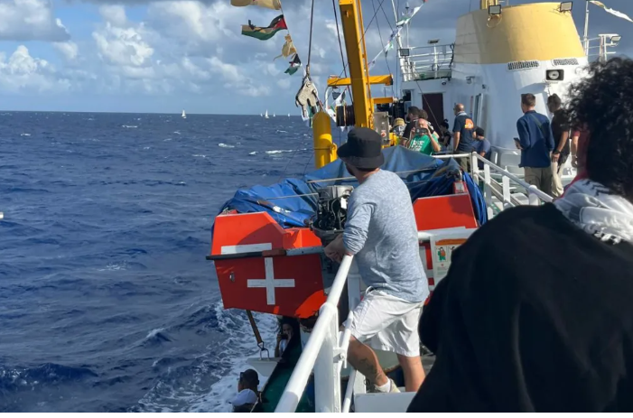 On board the Conscience. Photo: Supplied