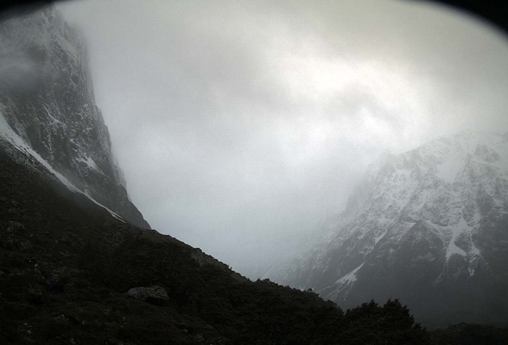 A view of Gertrude Valley on the Milford Road this afternoon. PHOTO: MILFORD ROAD ALLIANCE