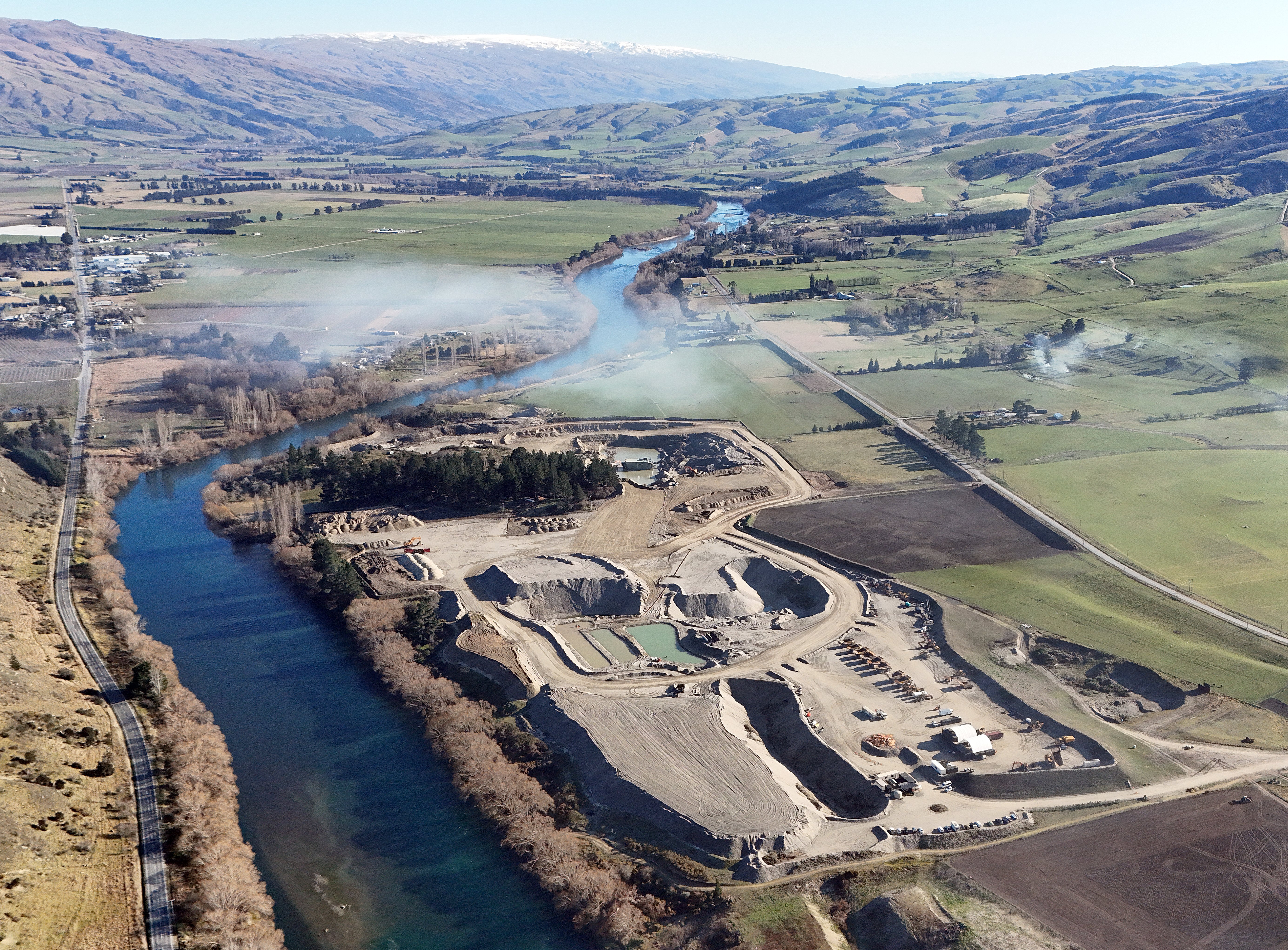The proposed 68ha quarry would operate beside the company’s mining operations at Millers Flat....