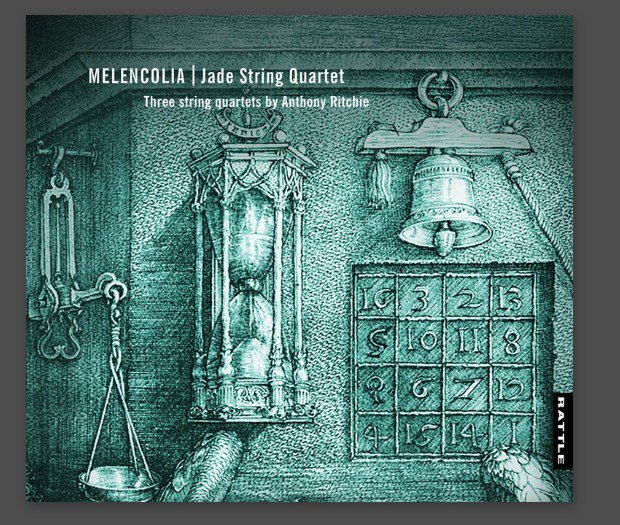 Melencolia, Rattle Records. Composed by Anthony Ritchie and performed by the Jade String Quartet....