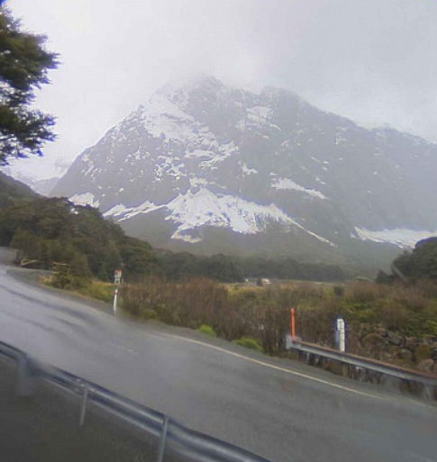 Heavy rain is forecast for the Milford Road area for the rest of the week. PHOTO: MILFORD ROAD...