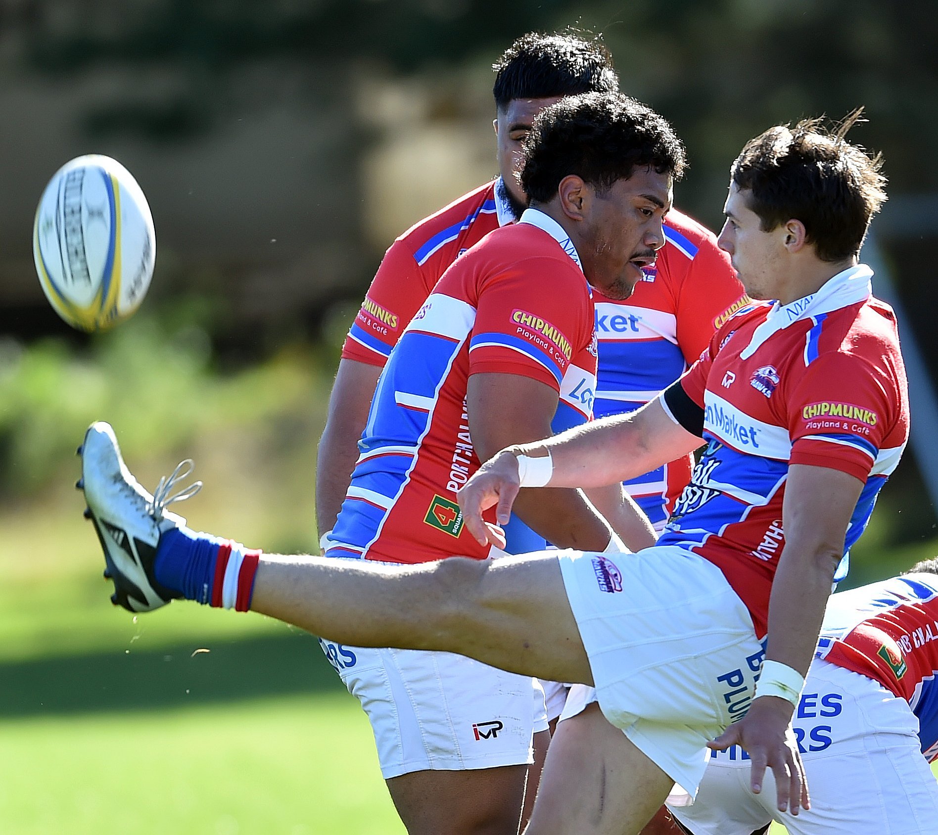 Less of this please, the dreaded box kick.  PHOTO: PETER MCINTOSH