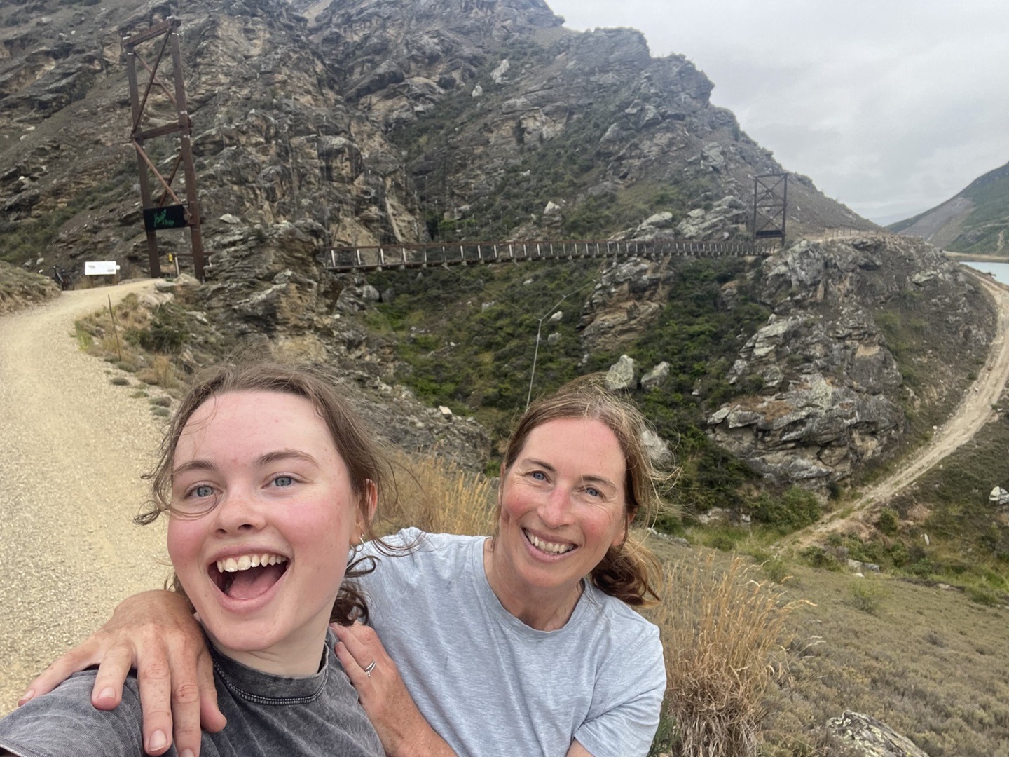 Olivia Spooner and daughter Sophie enjoyed cycling the Dunstan Trail earlier this year.