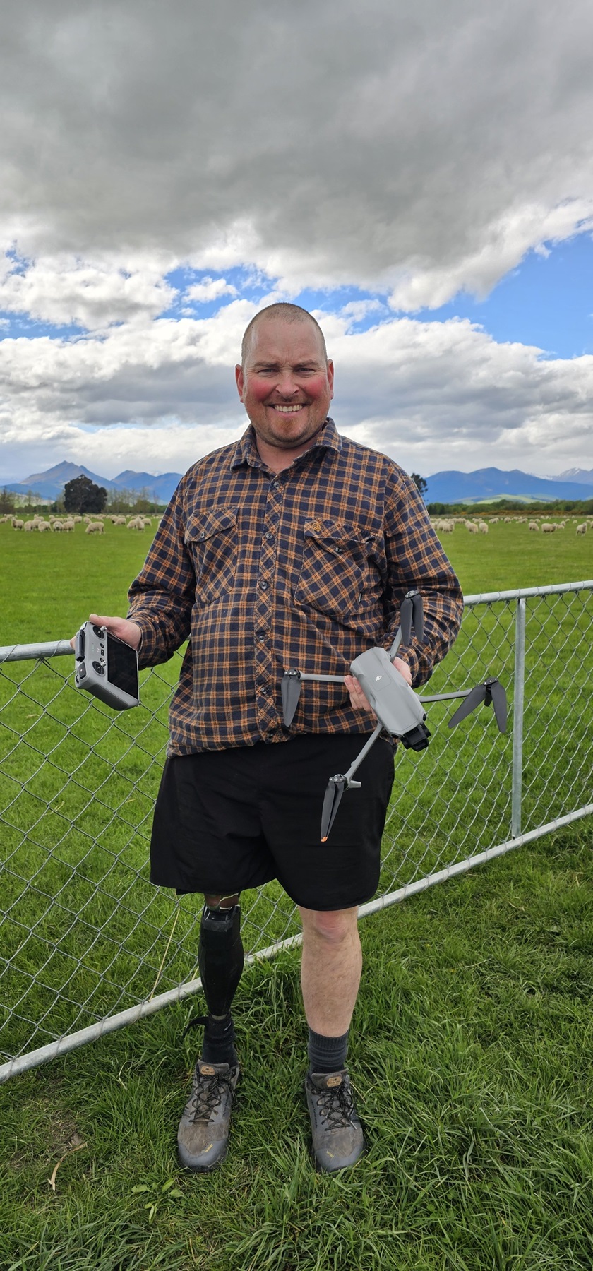 Thomas Hewitt has had to "work smarter, not harder" since losing his leg in farm accident. This...