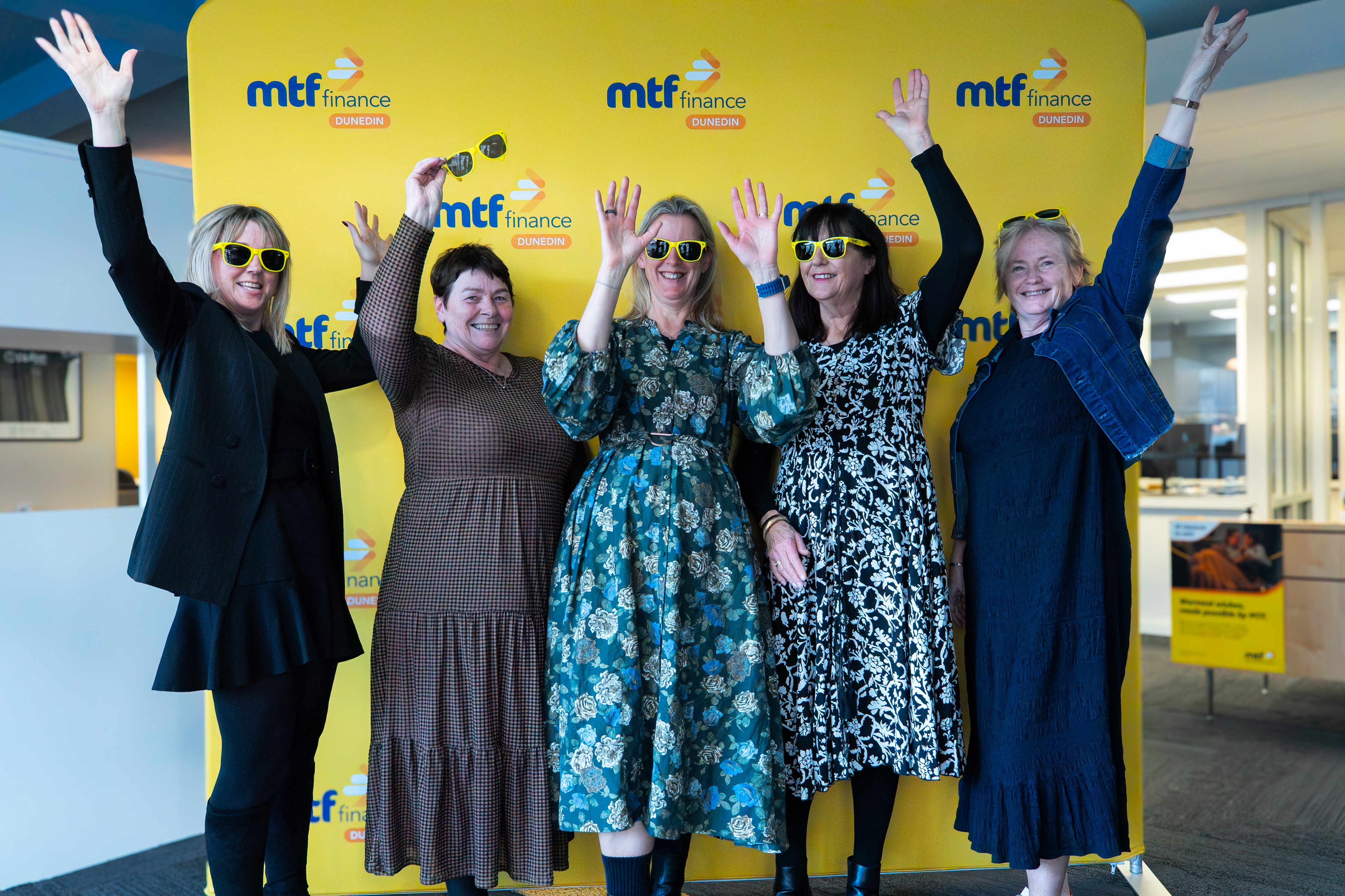 MTF Dunedin and Dunedin South team members (from left) Karyn Costello-Duffy, Denise Ross, Tori...