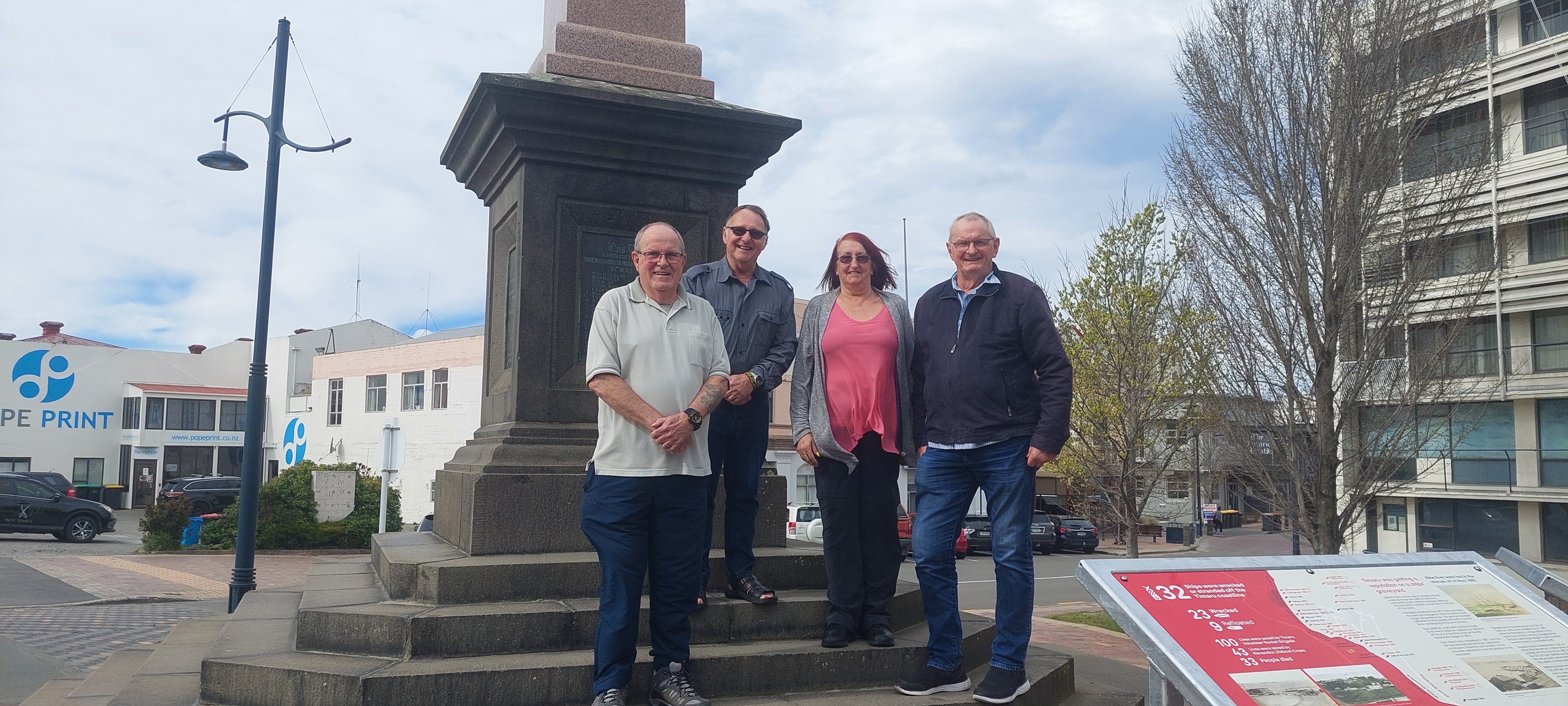 Members of the South Canterbury branch of the Royal New Zealand Naval Association searching for...
