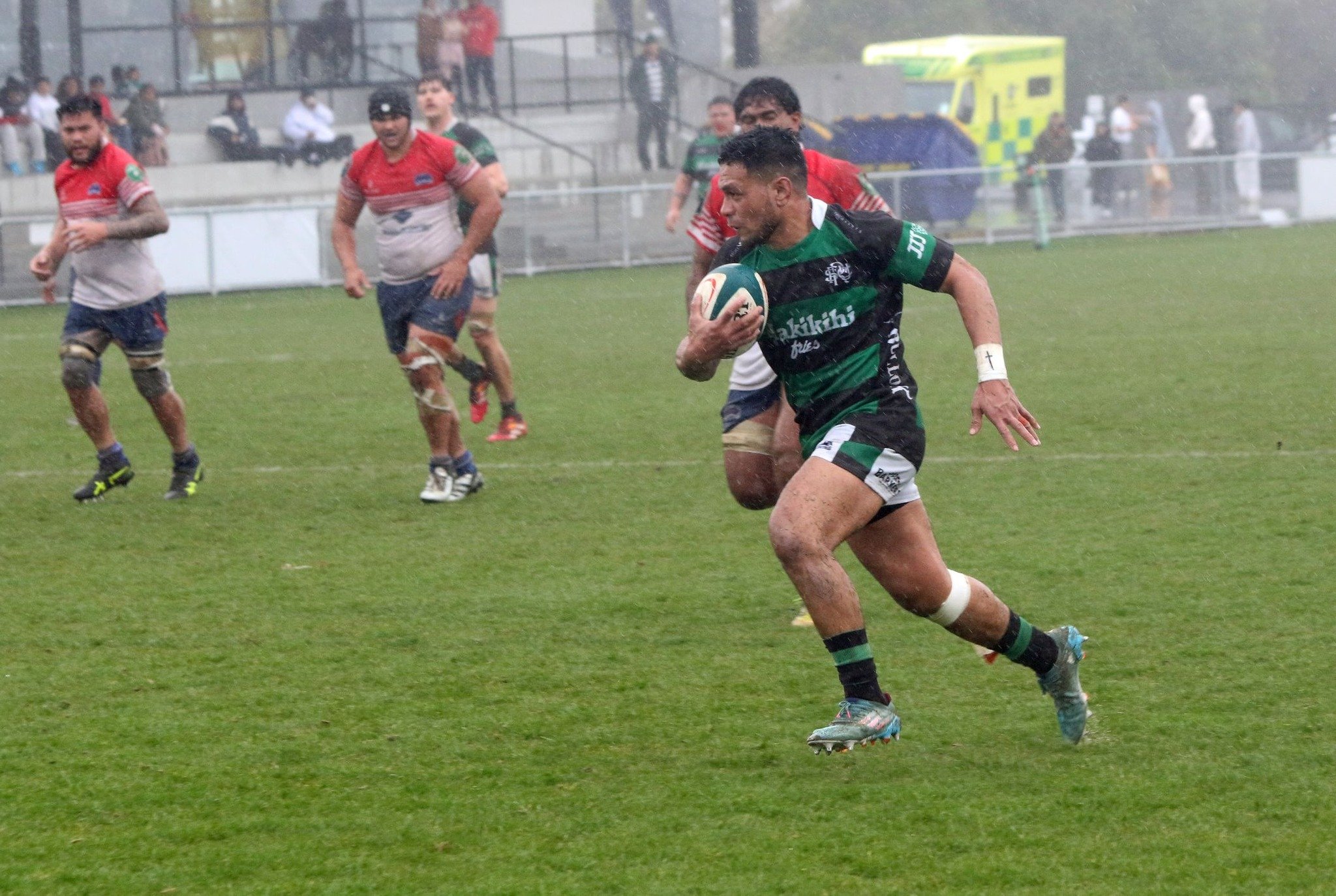 Kalavini Leatigaga gave South Canterbury the very important four-try bonus point and a halftime...