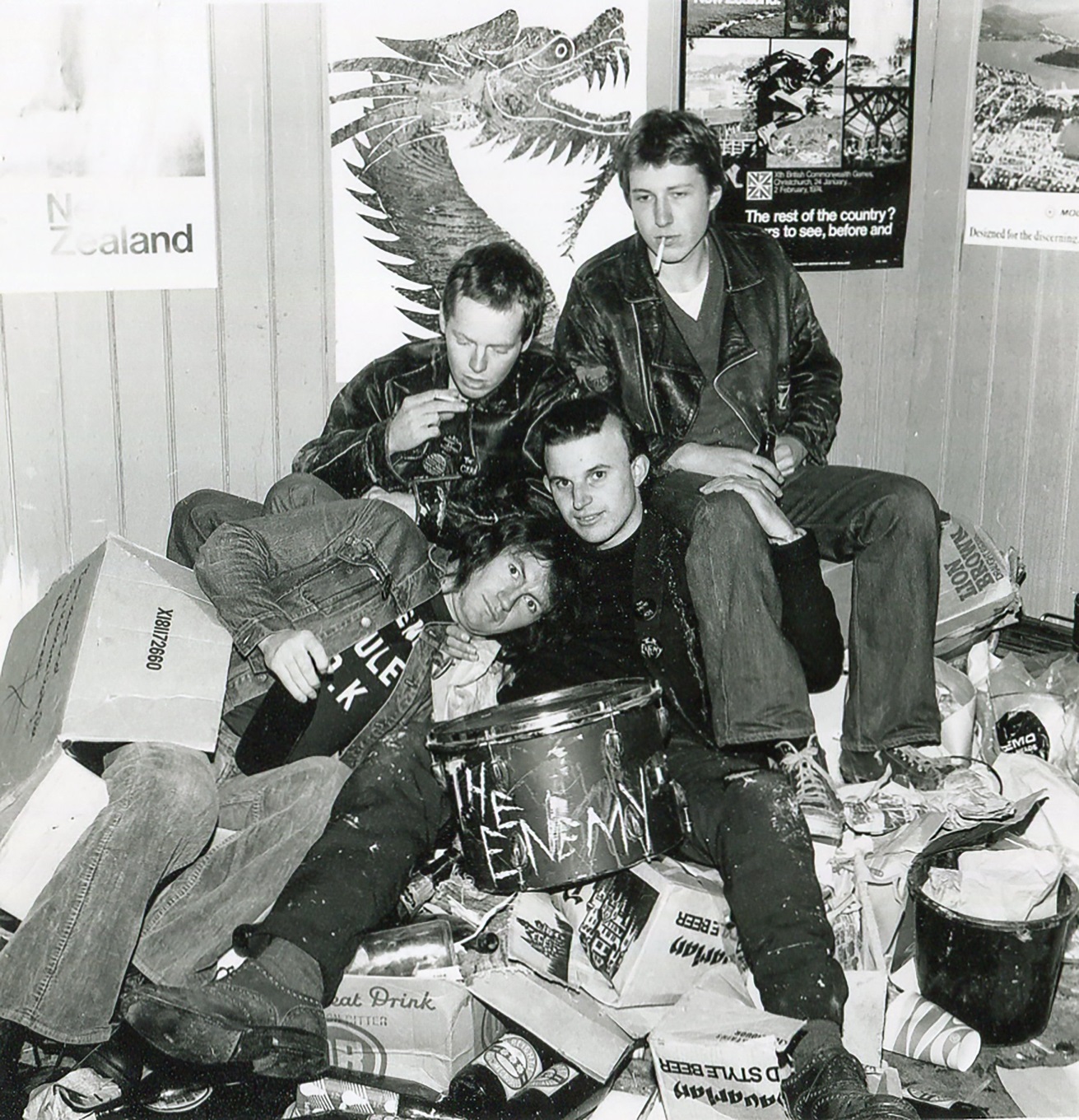 The Enemy in Dunedin, 1978. Photo: Reg Feuz
