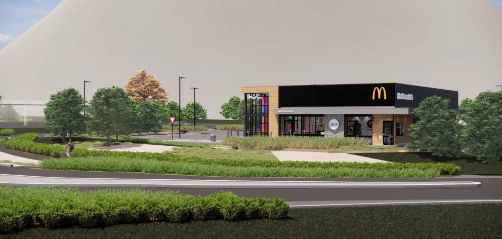 The previously proposed McDonald’s restaurant at 237 Wānaka-Luggate Highway, in the shadow of Mt...