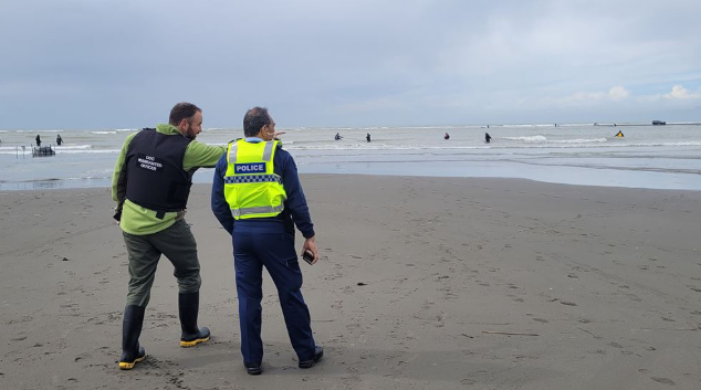 DOC rangers, police, Waimakariri District Council and Christchurch City Council staff and...