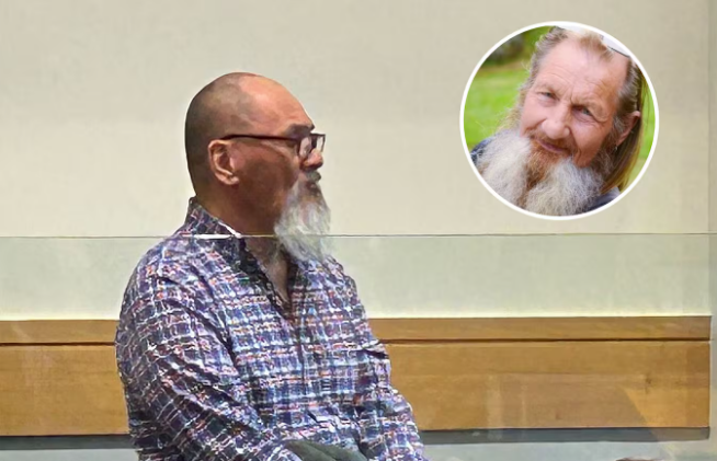 Abel Wira in the High Court at Whangārei during his trial following the death of Neville Thomson ...