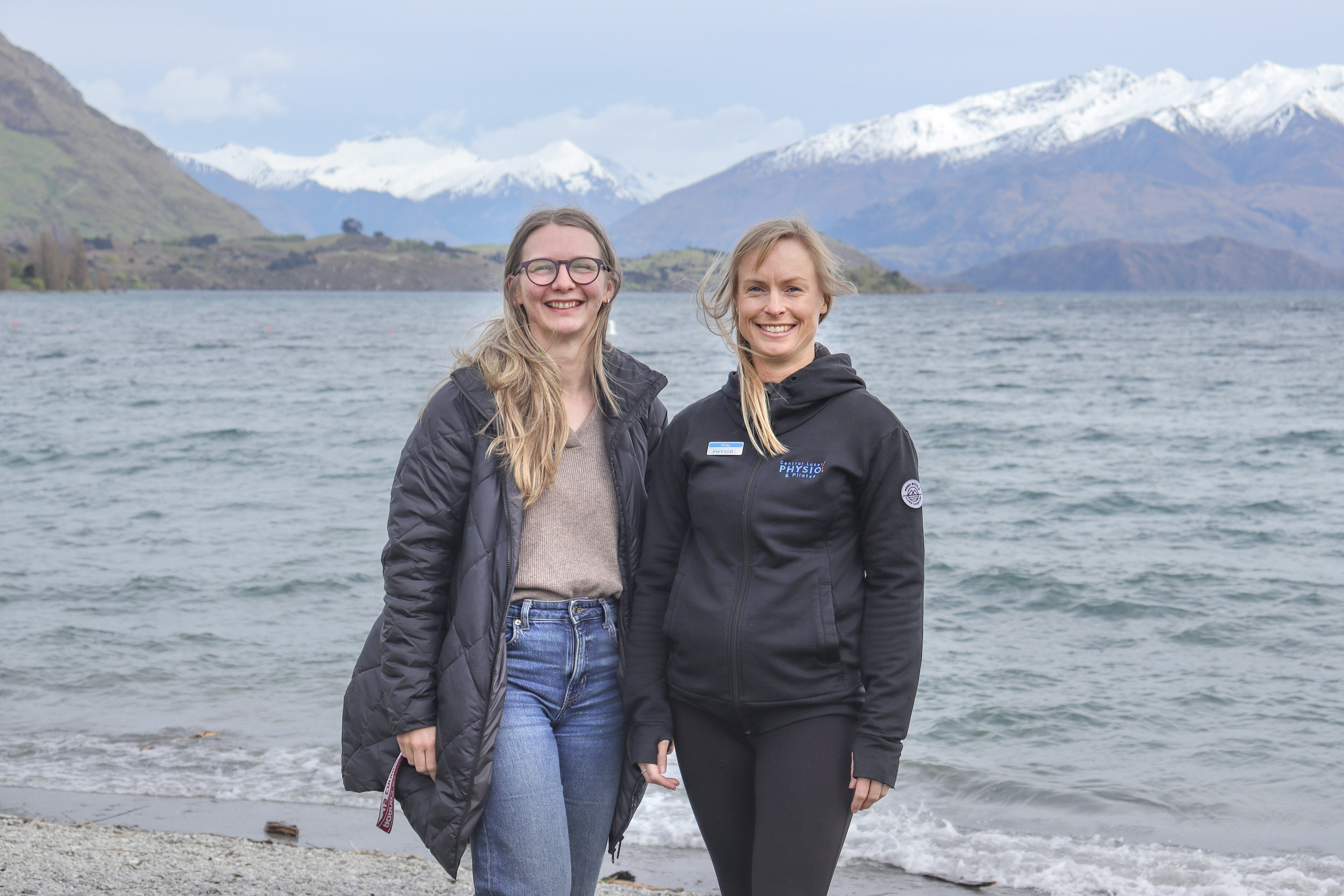 Zoe Arden (left) and Vicky Hill, of Wānaka’s Cancer Society team. PHOTO RAWAN SAADI